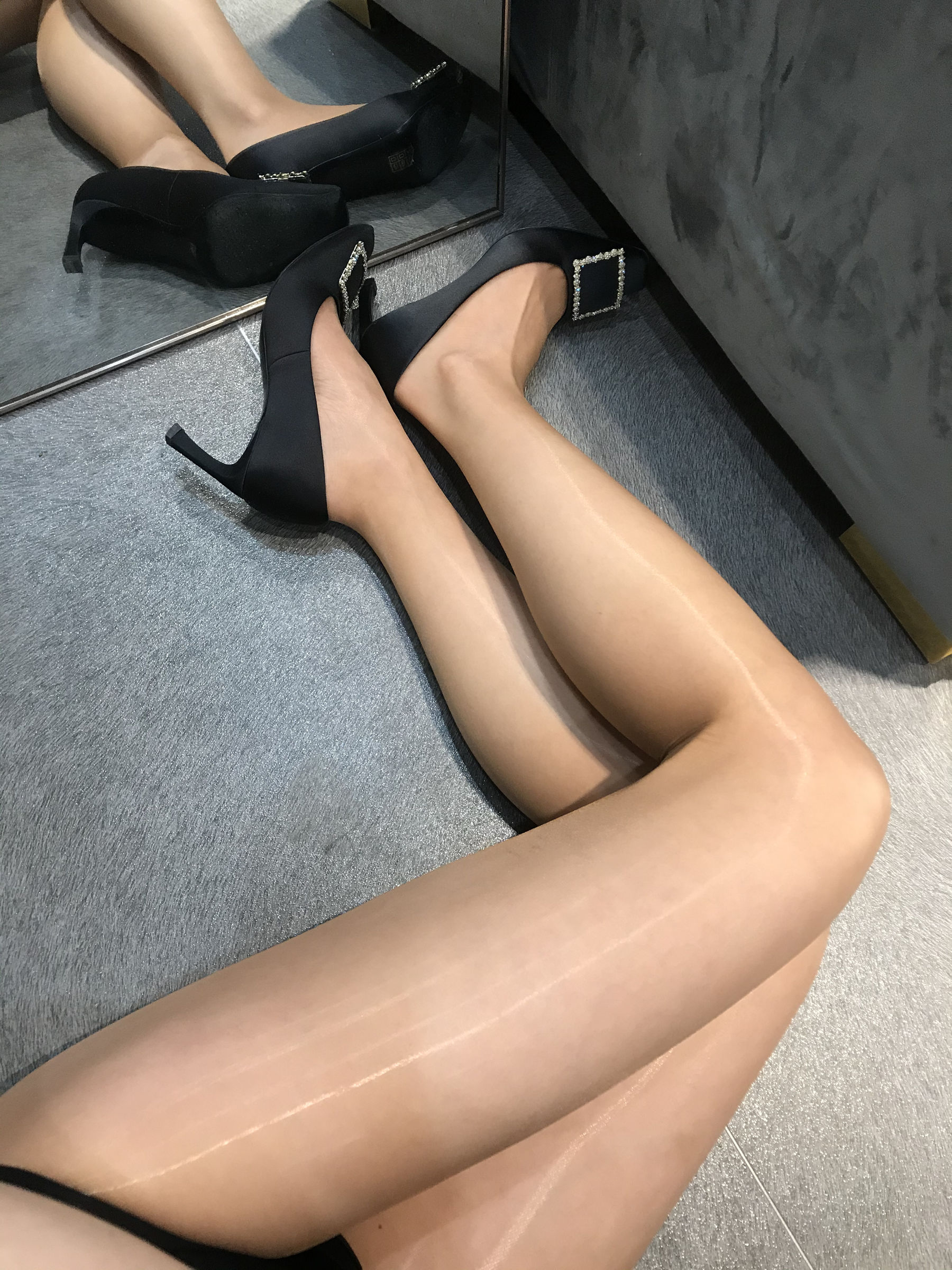 丝足博主麋鹿_Monroe 2020.04.29 肉色亮丝-图53