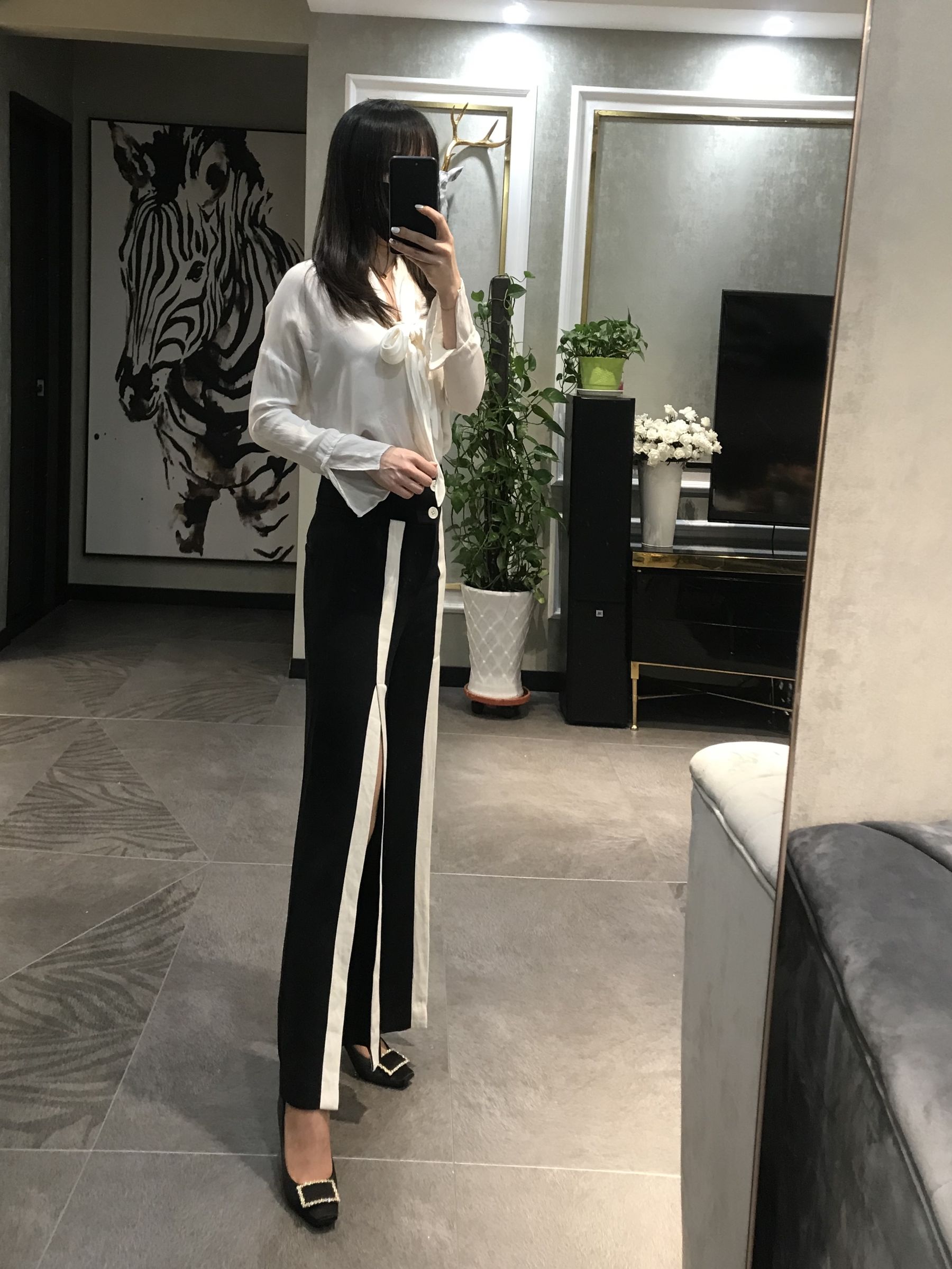 丝足博主麋鹿_Monroe 2020.04.29 肉色亮丝-图59