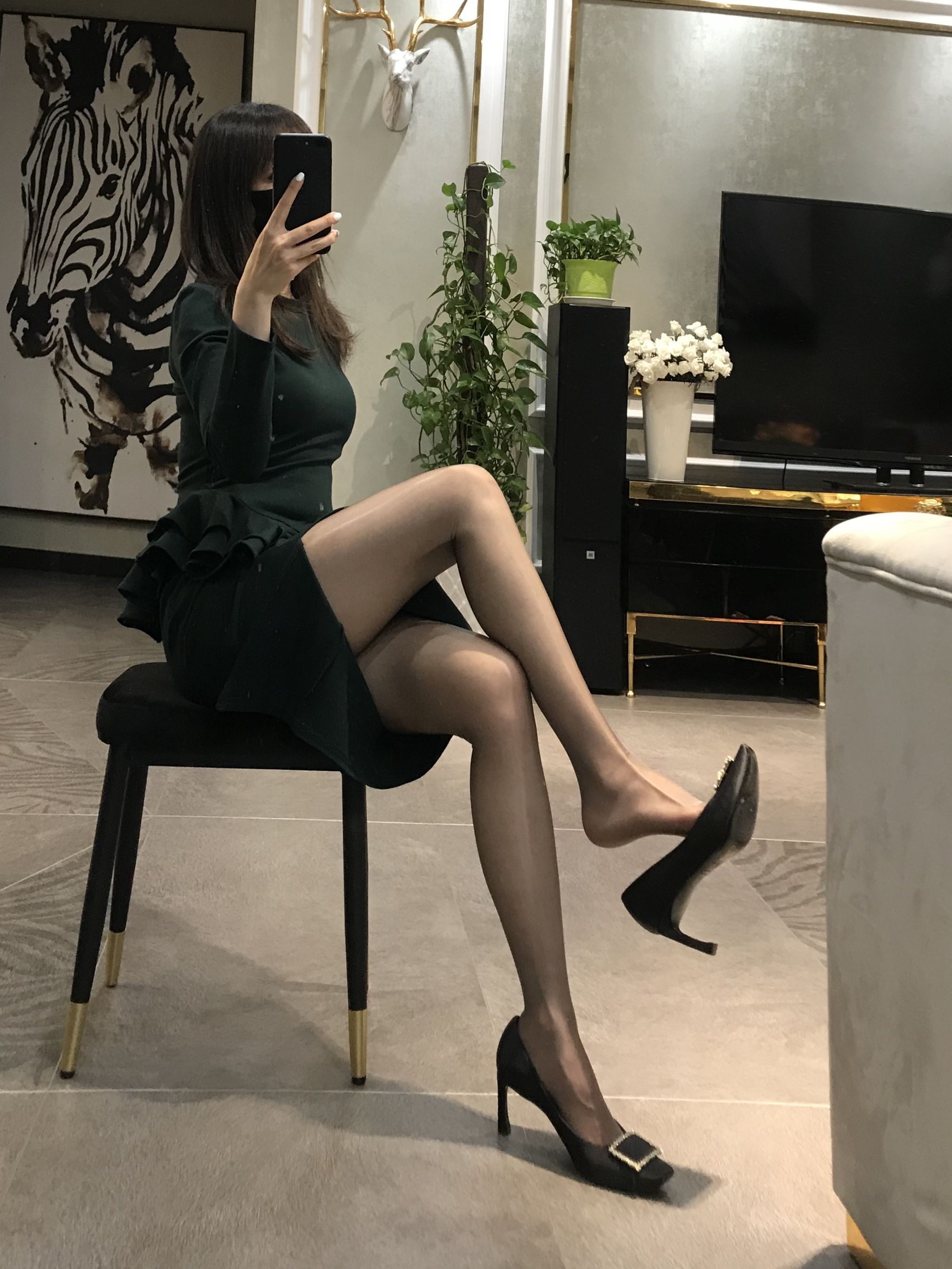 丝足博主麋鹿_Monroe 2020.04.30 贵妇丝足-图11