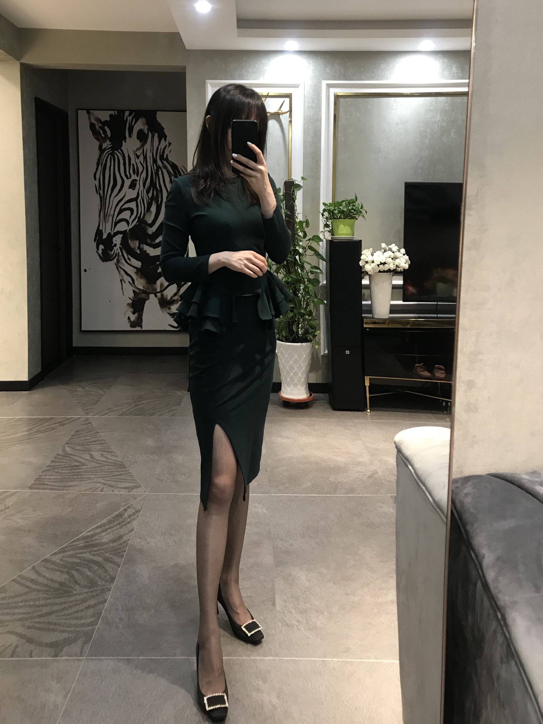 丝足博主麋鹿_Monroe 2020.04.30 贵妇丝足-图8