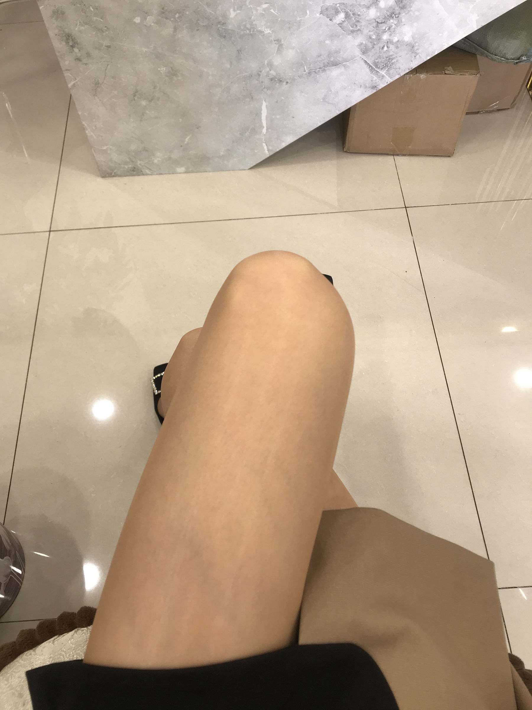 丝足博主麋鹿_Monroe 2020.05.05 亮丝美腿-图1