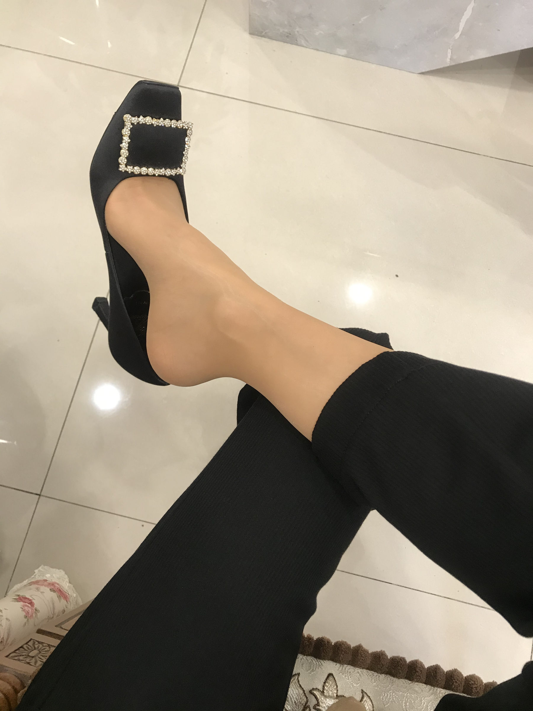 丝足博主麋鹿_Monroe 2020.05.05 亮丝美腿-图4