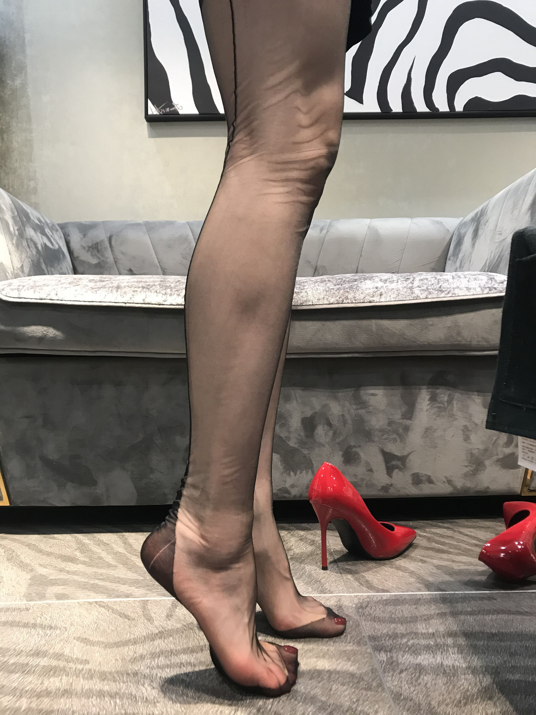 丝足博主麋鹿_Monroe 2020.05.08 红高黑吊-图16