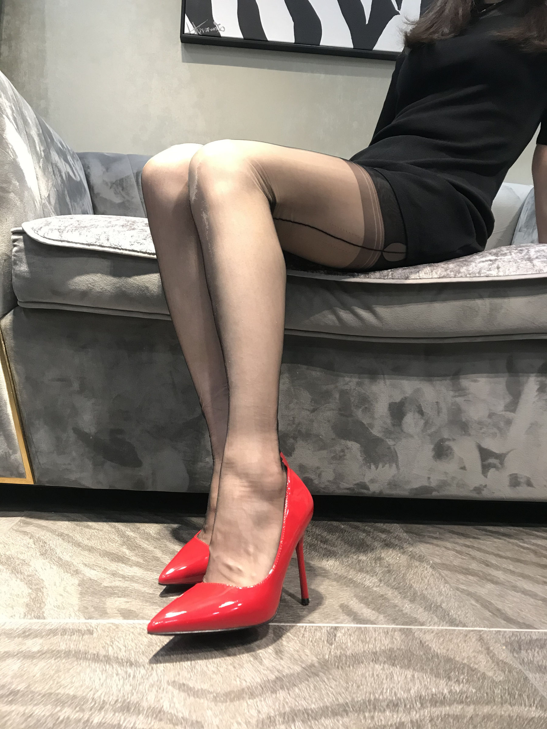 丝足博主麋鹿_Monroe 2020.05.08 红高黑吊-图19