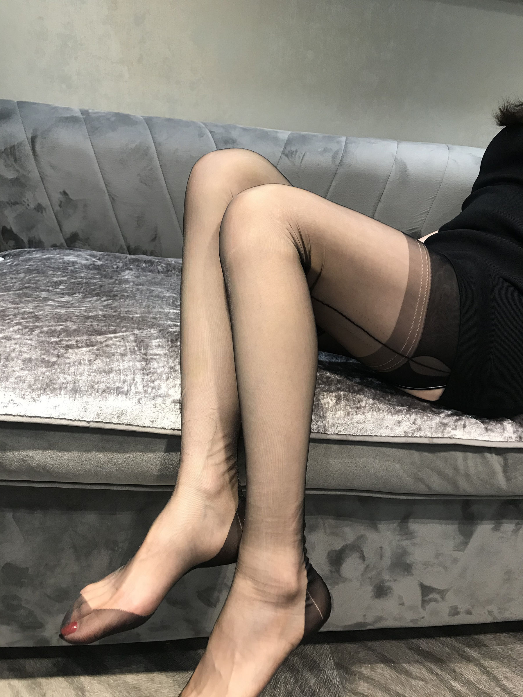 丝足博主麋鹿_Monroe 2020.05.08 红高黑吊-图6