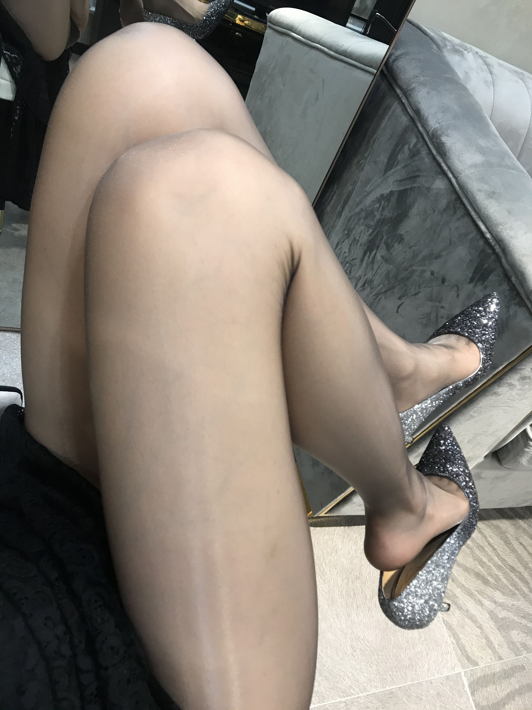 丝足博主麋鹿_Monroe 2020.05.14 名媛黑丝-图9