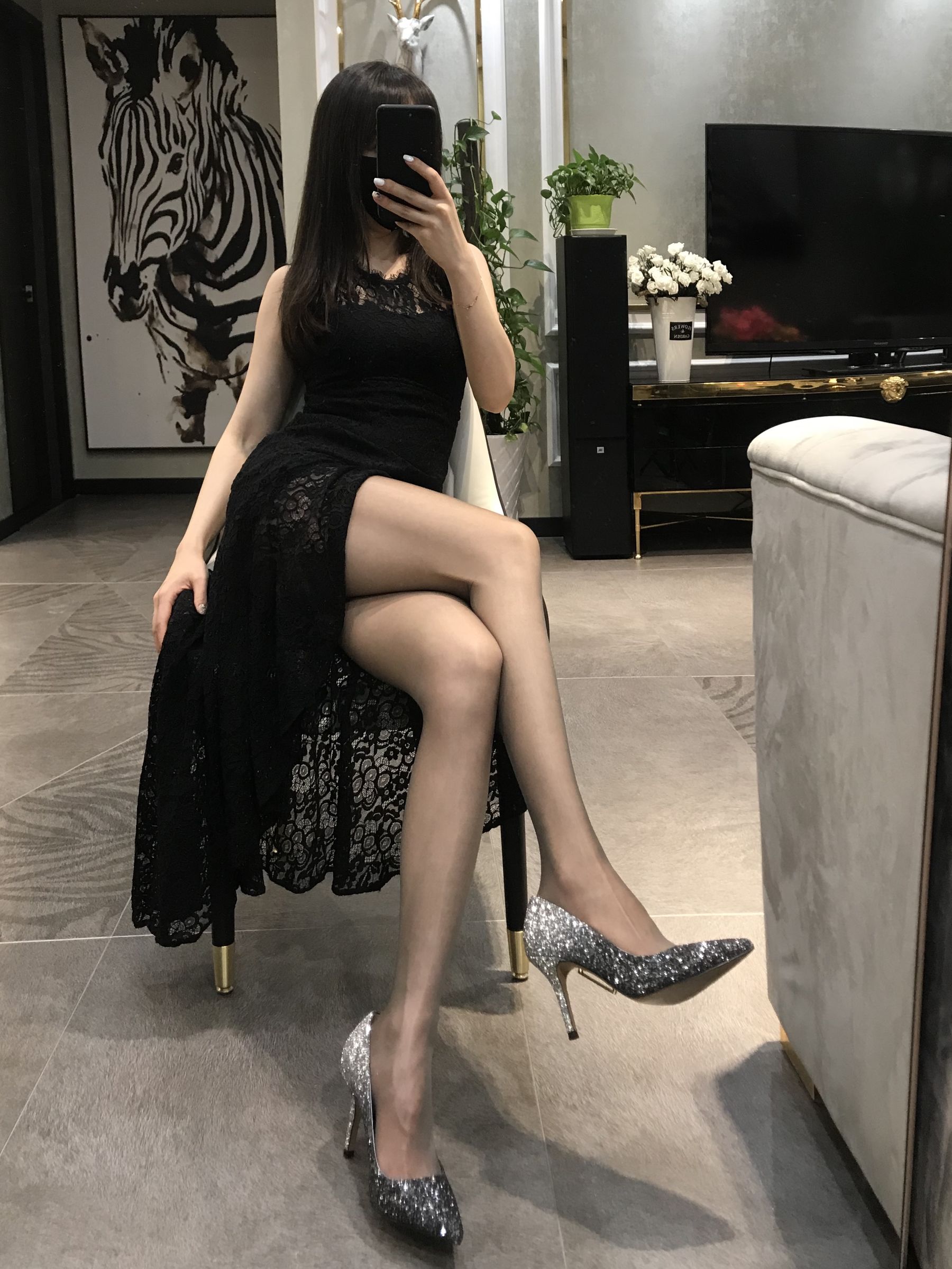 丝足博主麋鹿_Monroe 2020.05.14 名媛黑丝-图20