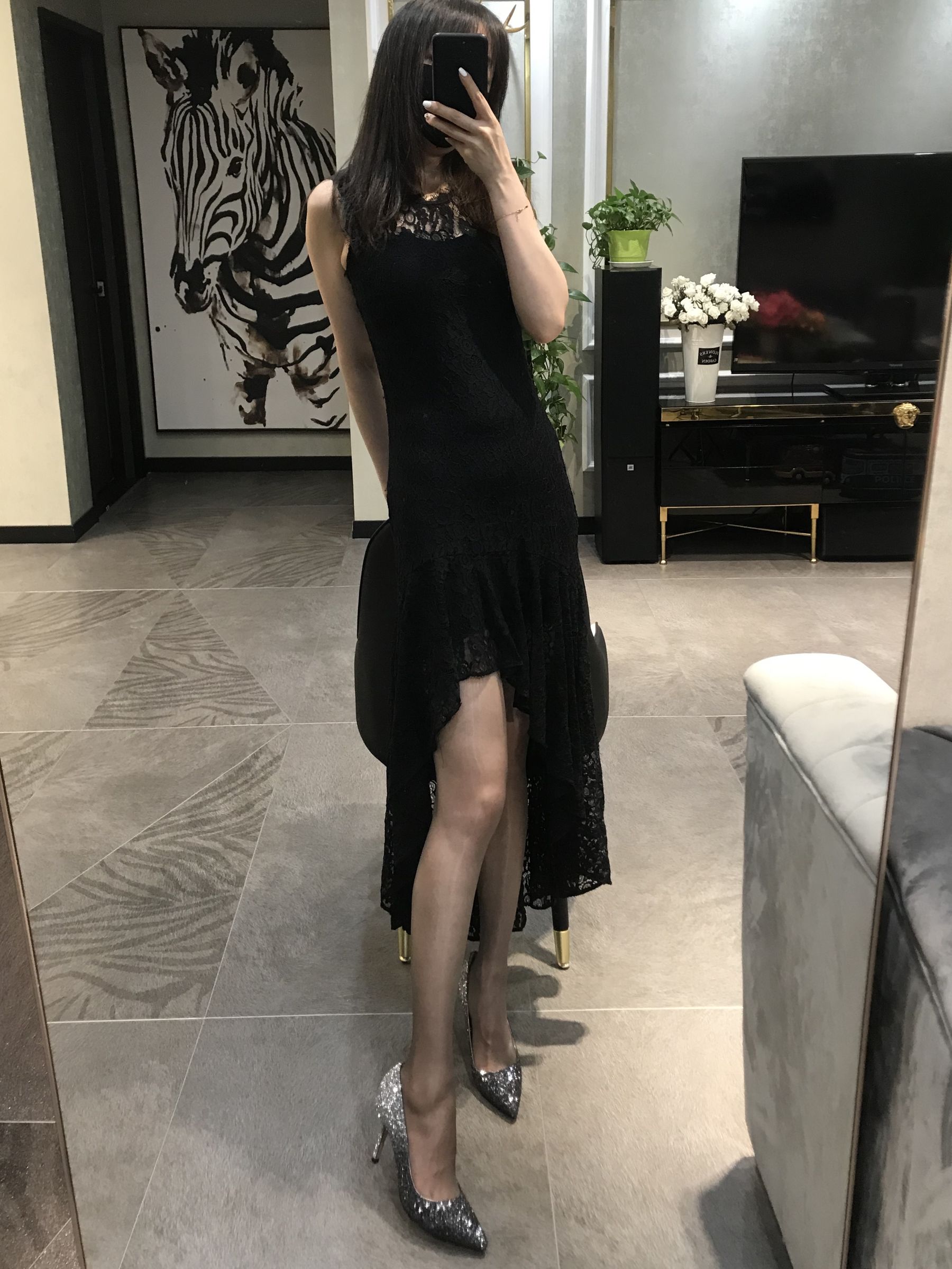 丝足博主麋鹿_Monroe 2020.05.14 名媛黑丝-图4