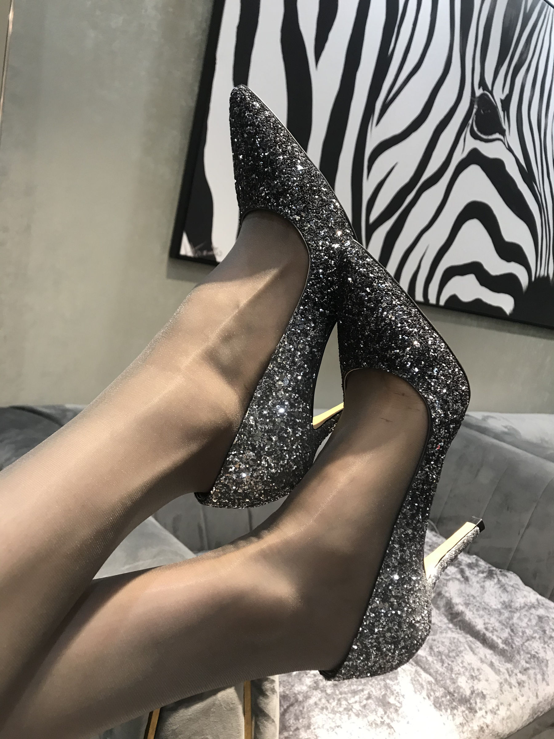 丝足博主麋鹿_Monroe 2020.05.14 名媛黑丝-图7