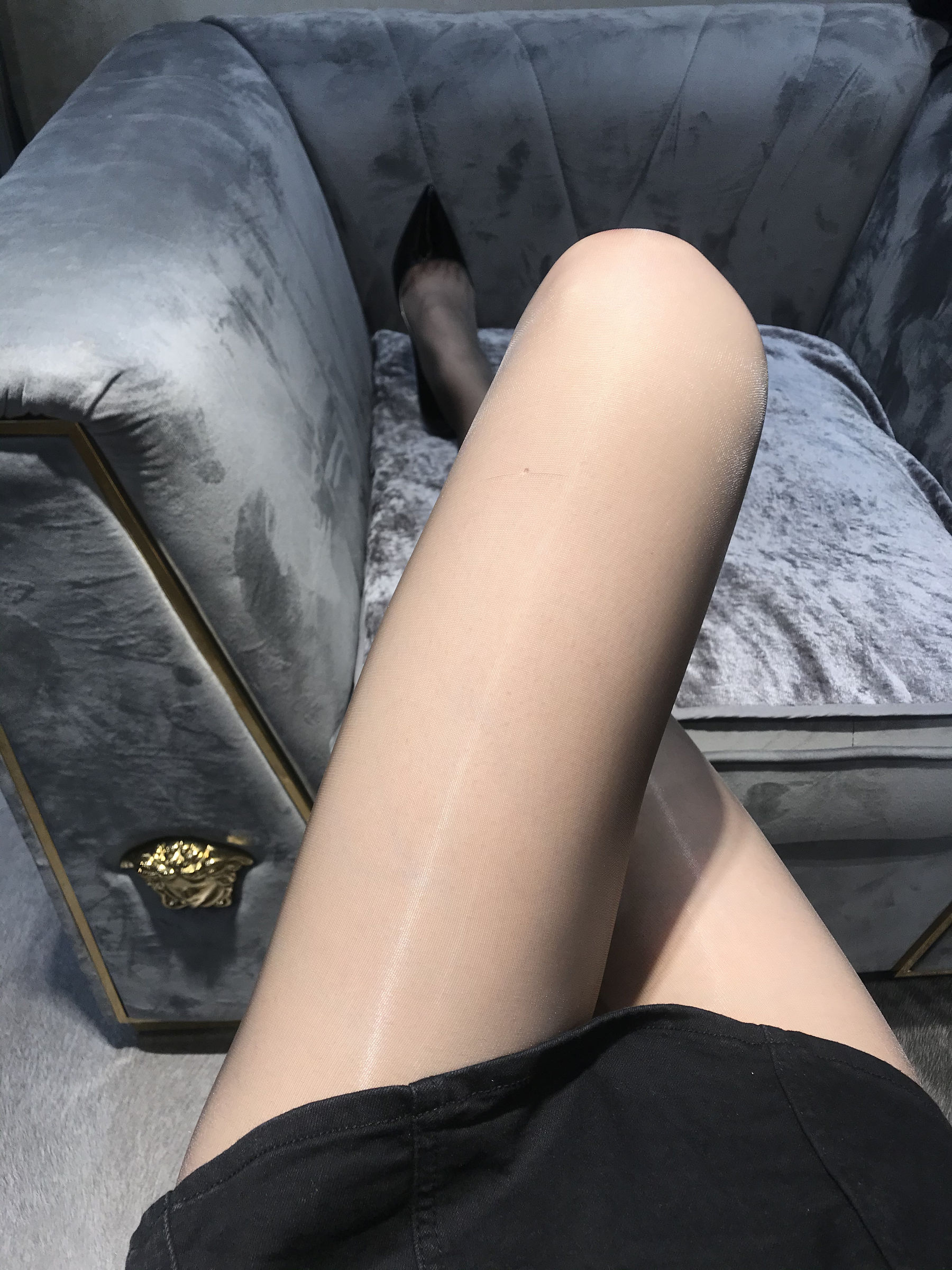 丝足博主麋鹿_Monroe 2020.06.02 灰亮丝-图2