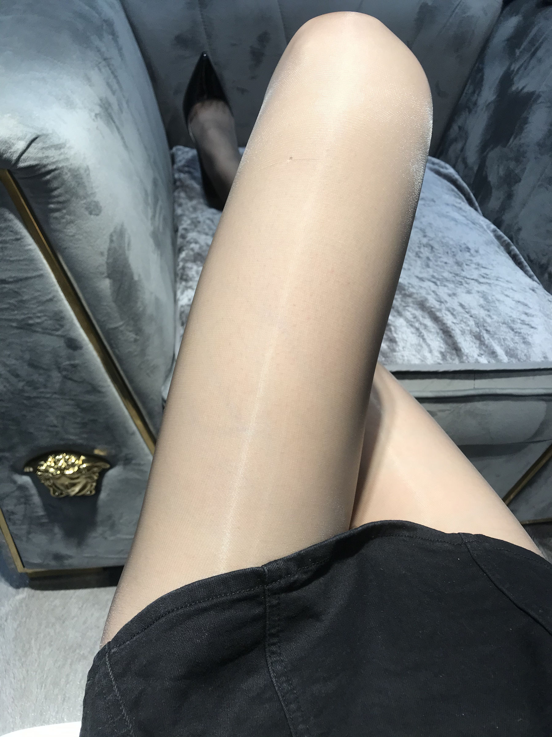 丝足博主麋鹿_Monroe 2020.06.02 灰亮丝-图3