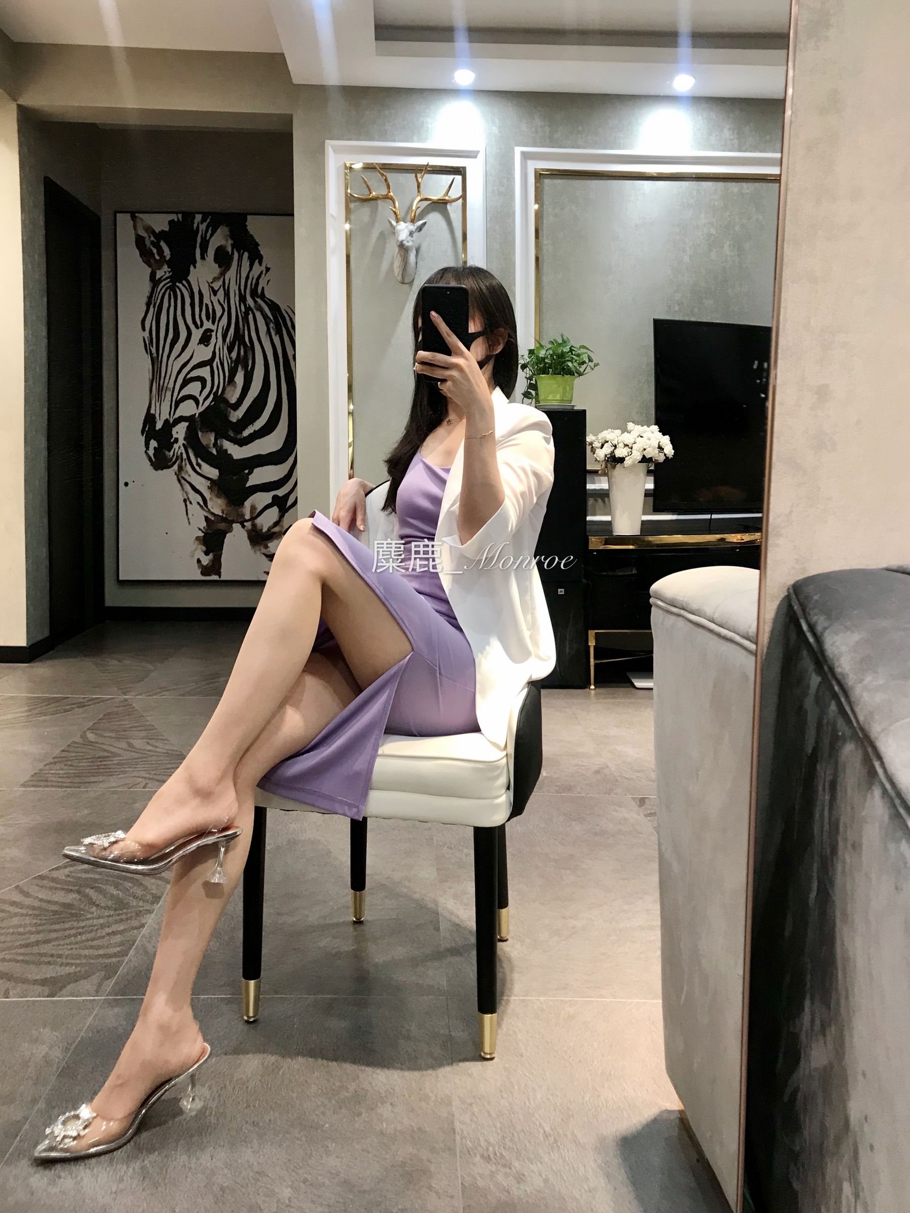 丝足博主麋鹿_Monroe 2020.06.16 温柔一击-图0