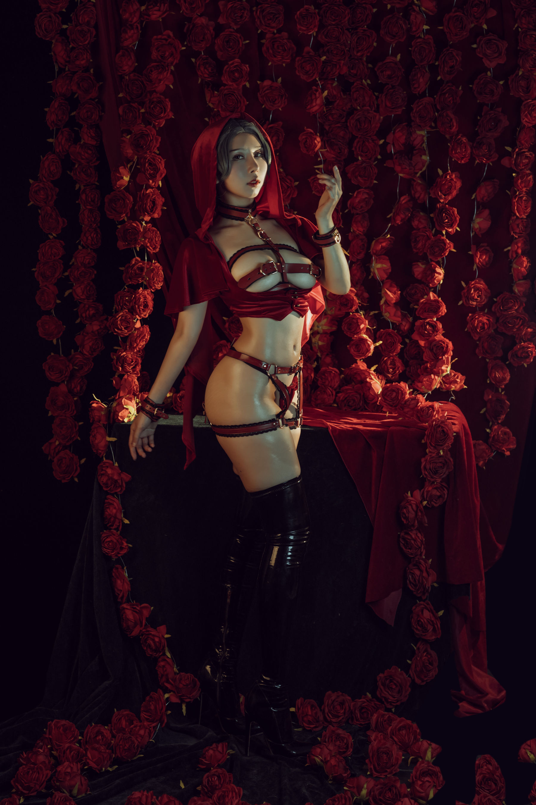 云溪溪 - 奶桃 玫瑰-图11