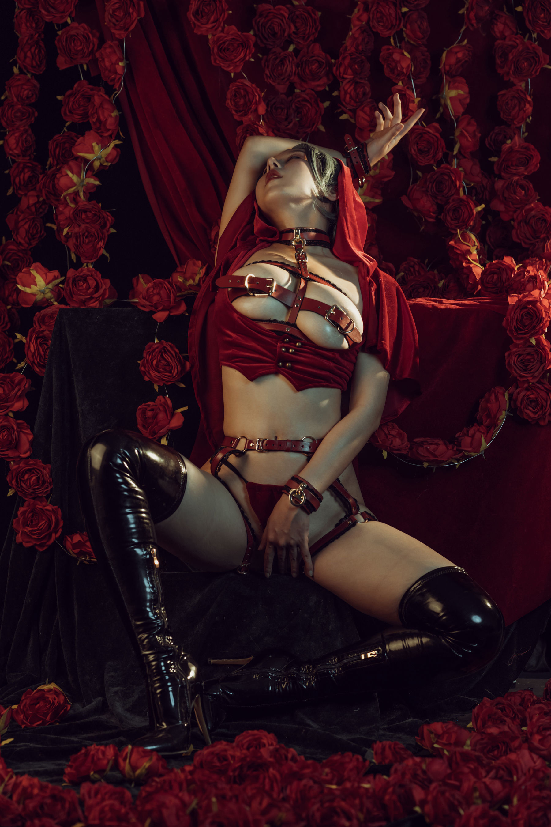 云溪溪 - 奶桃 玫瑰-图32