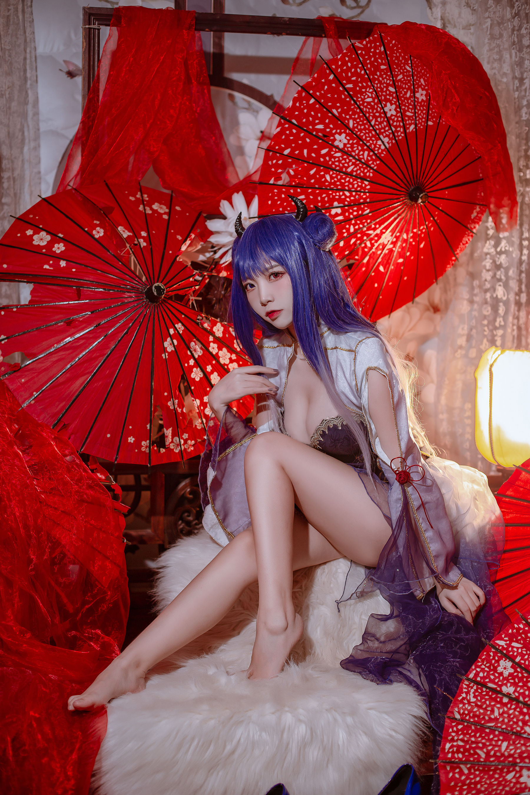 人气Coser二佐Nisa - 碧蓝 伊吹旗袍-图16