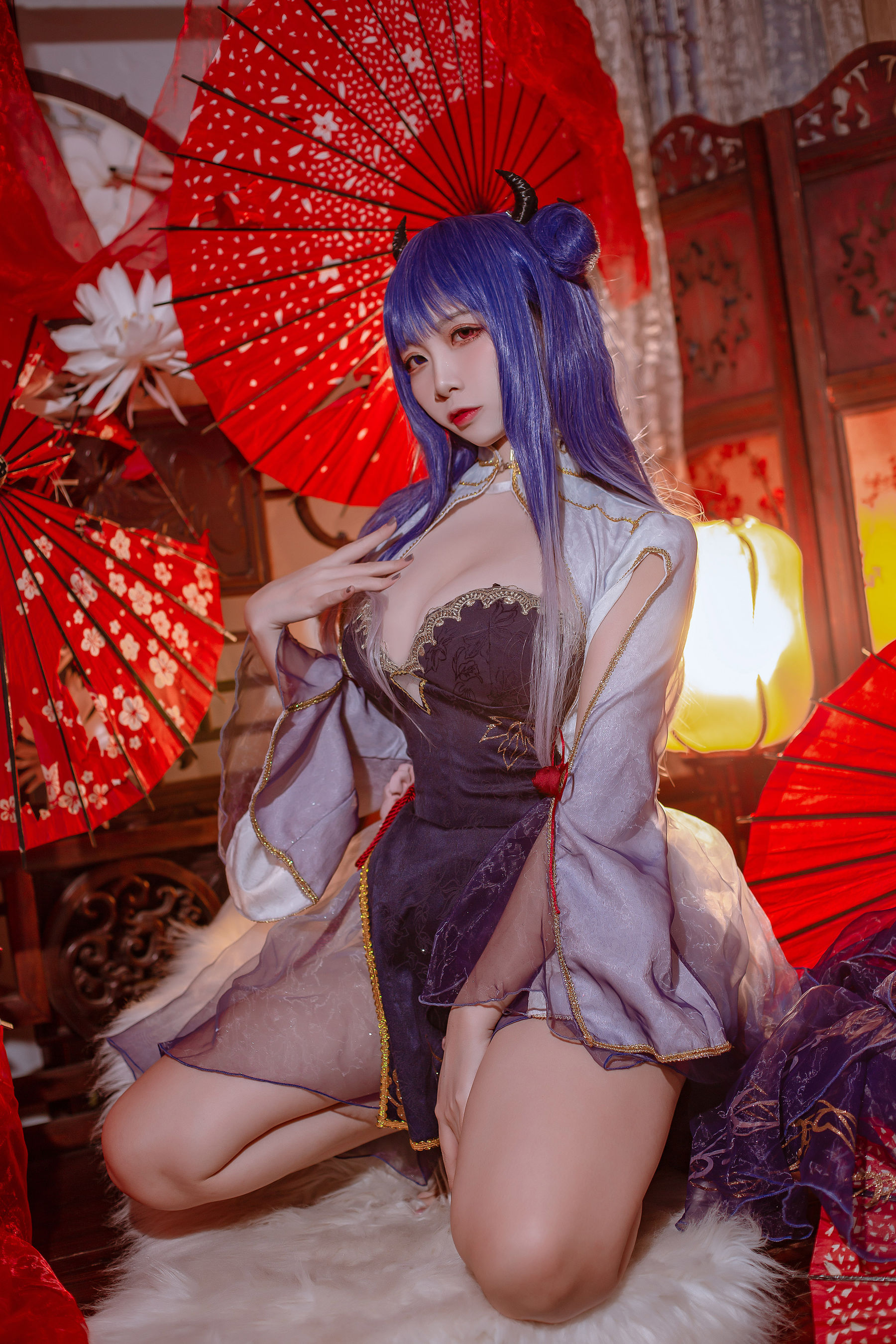 人气Coser二佐Nisa - 碧蓝 伊吹旗袍-图25