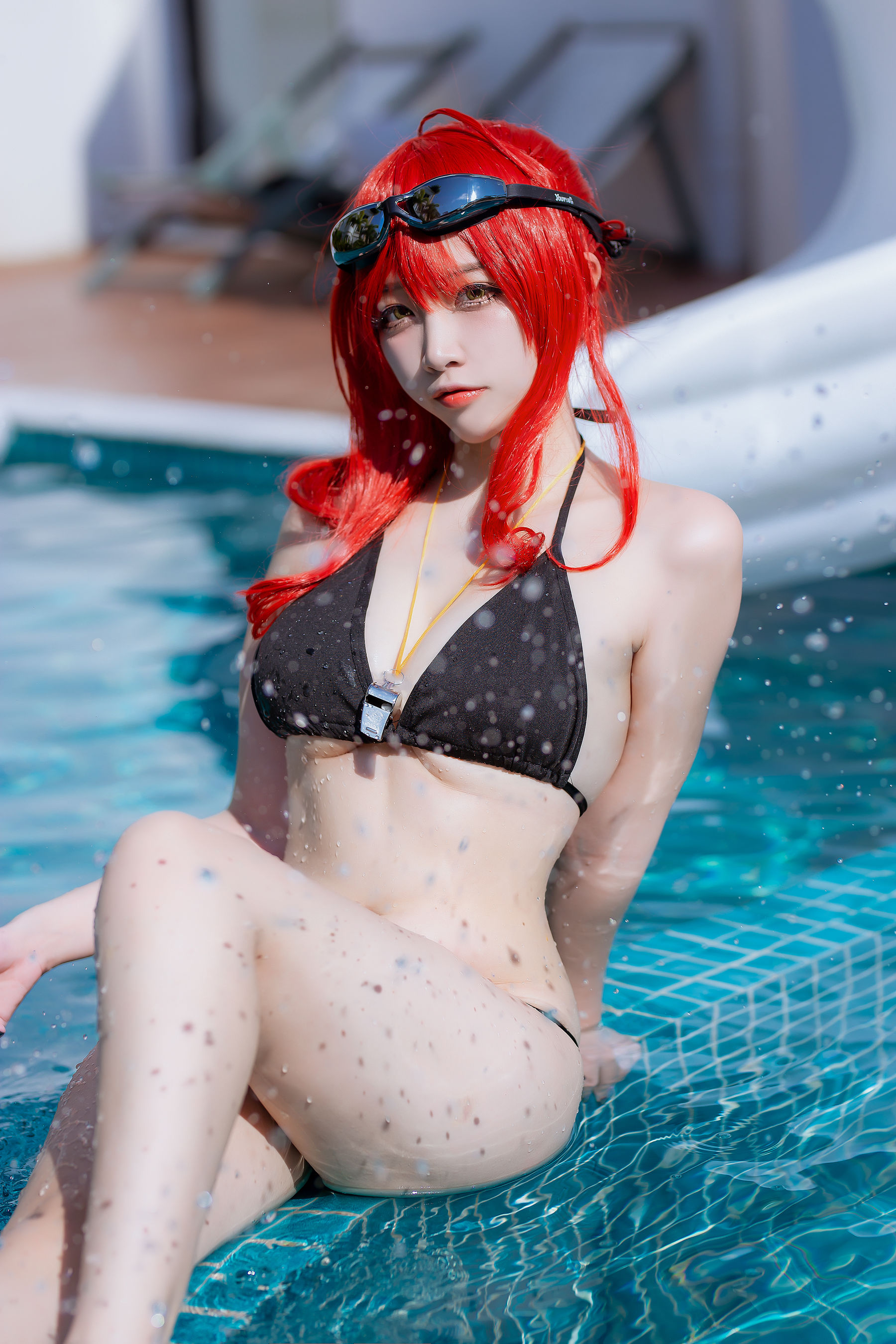 人气Coser二佐Nisa - 碧蓝航线 扎拉泳装-图11