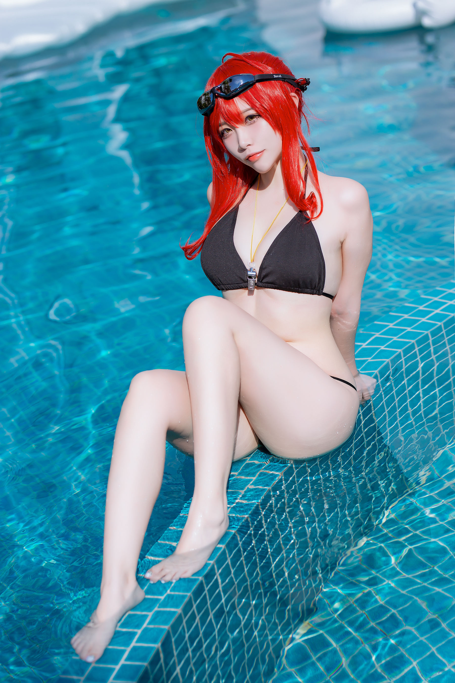 人气Coser二佐Nisa - 碧蓝航线 扎拉泳装-图4