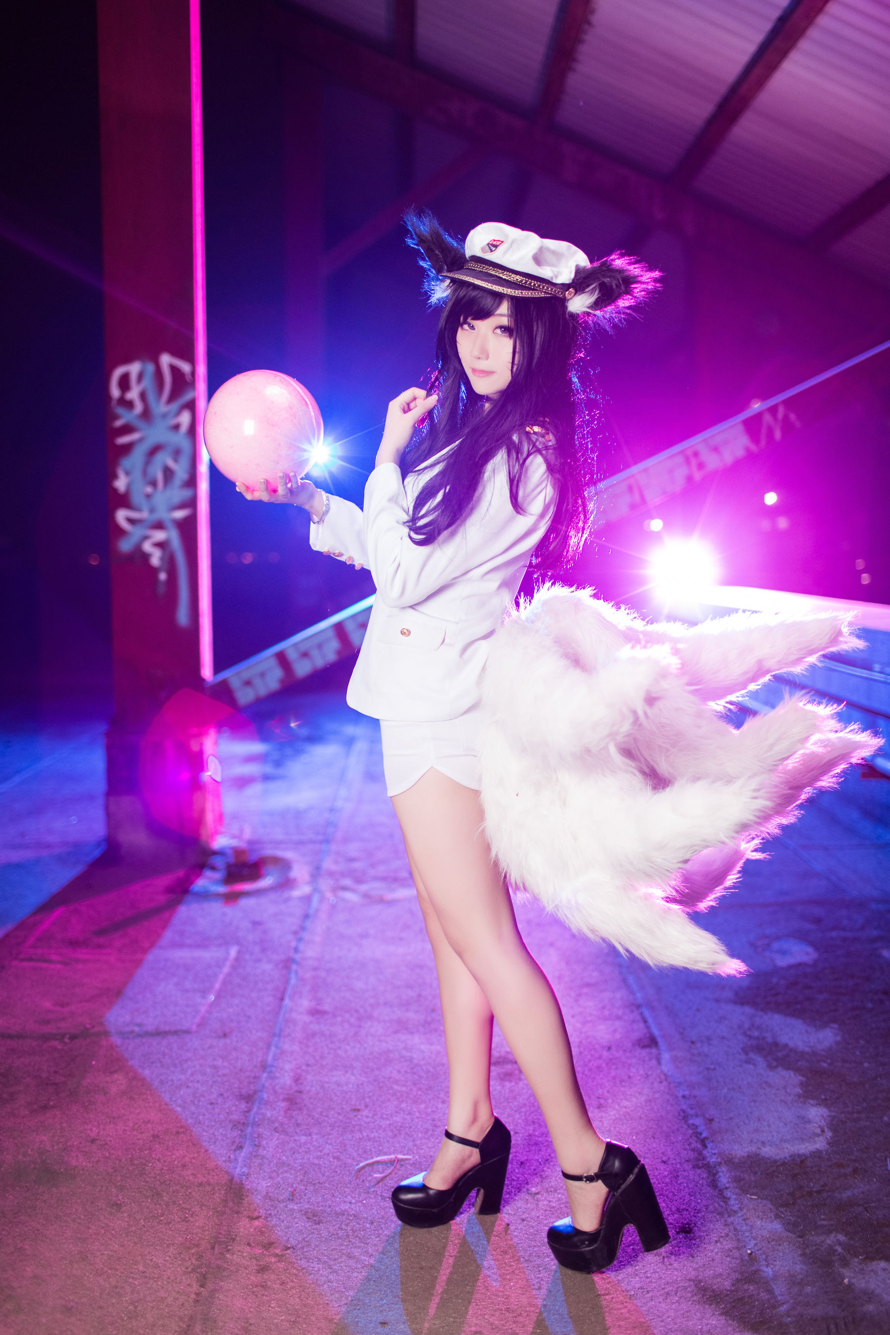 动漫博主浅野菌子 - 英雄联盟 九尾妖狐阿狸-图1