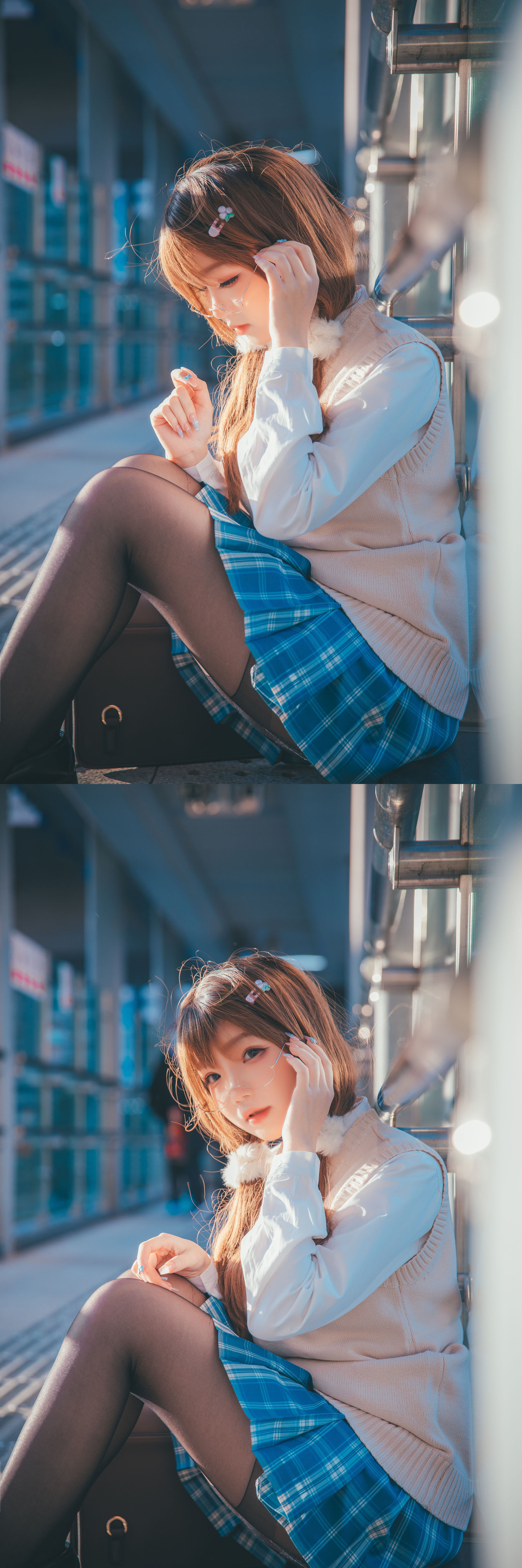 动漫博主雪晴Astra - JK夕阳-图14