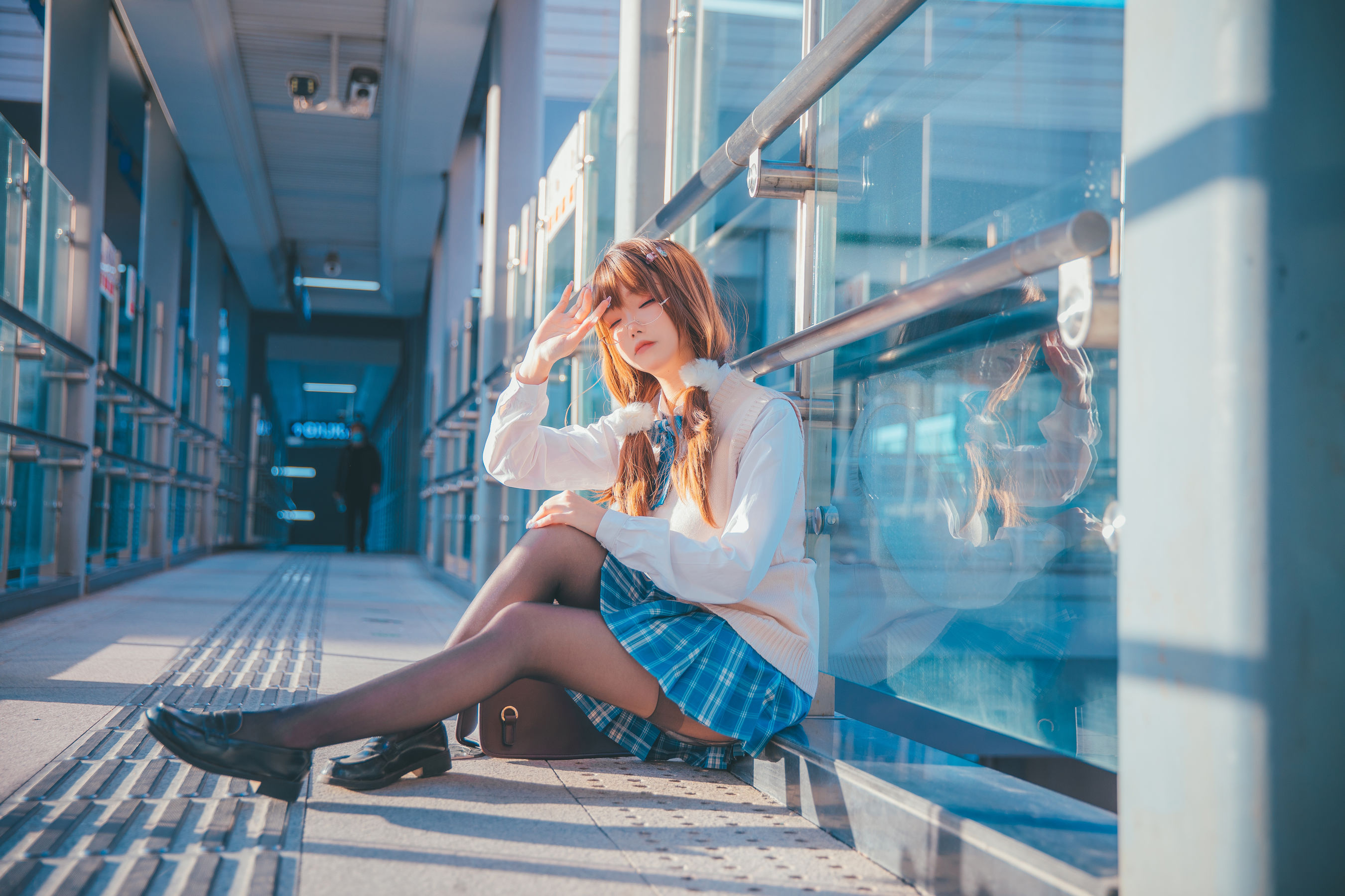 动漫博主雪晴Astra - JK夕阳-图5