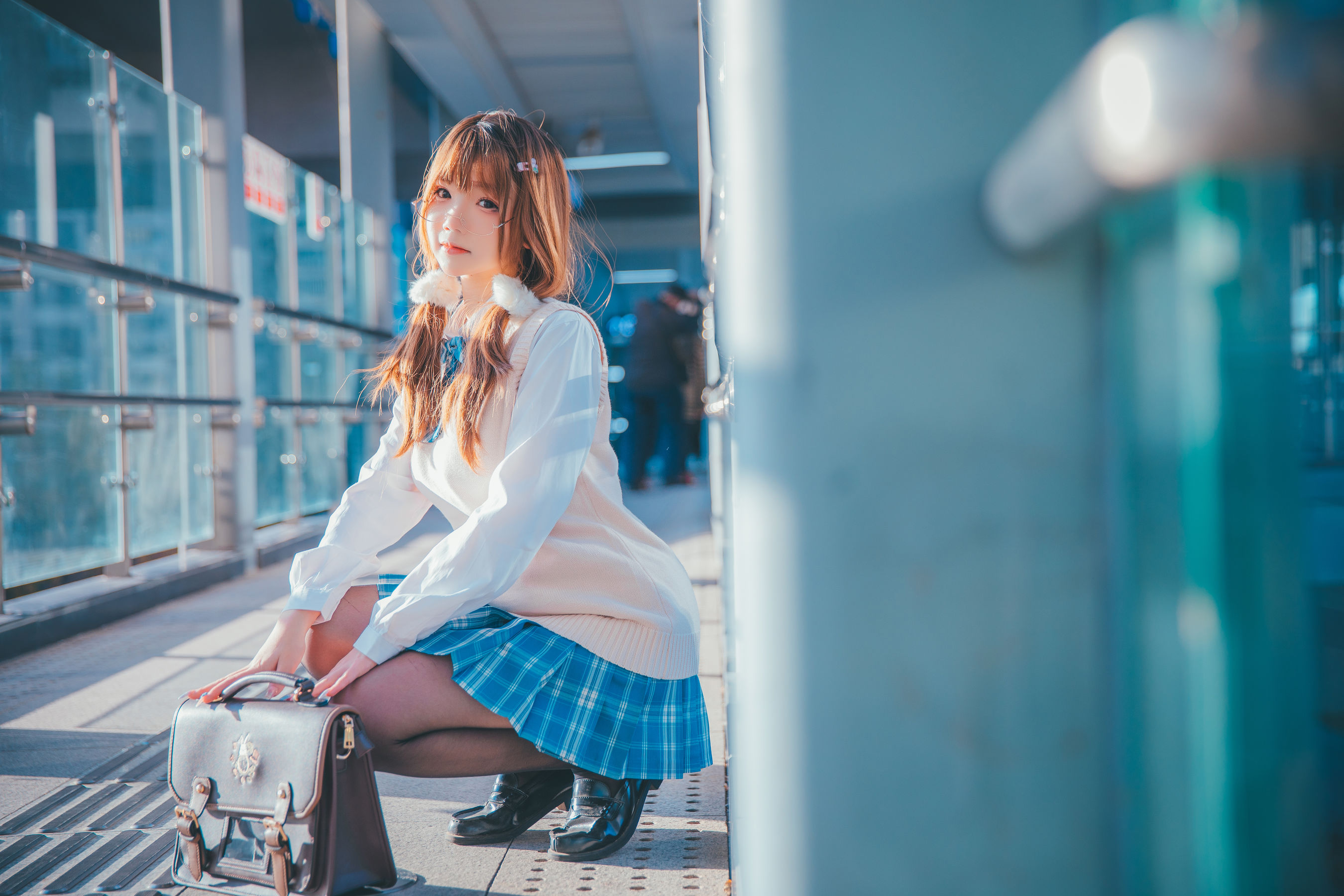 动漫博主雪晴Astra - JK夕阳-图7