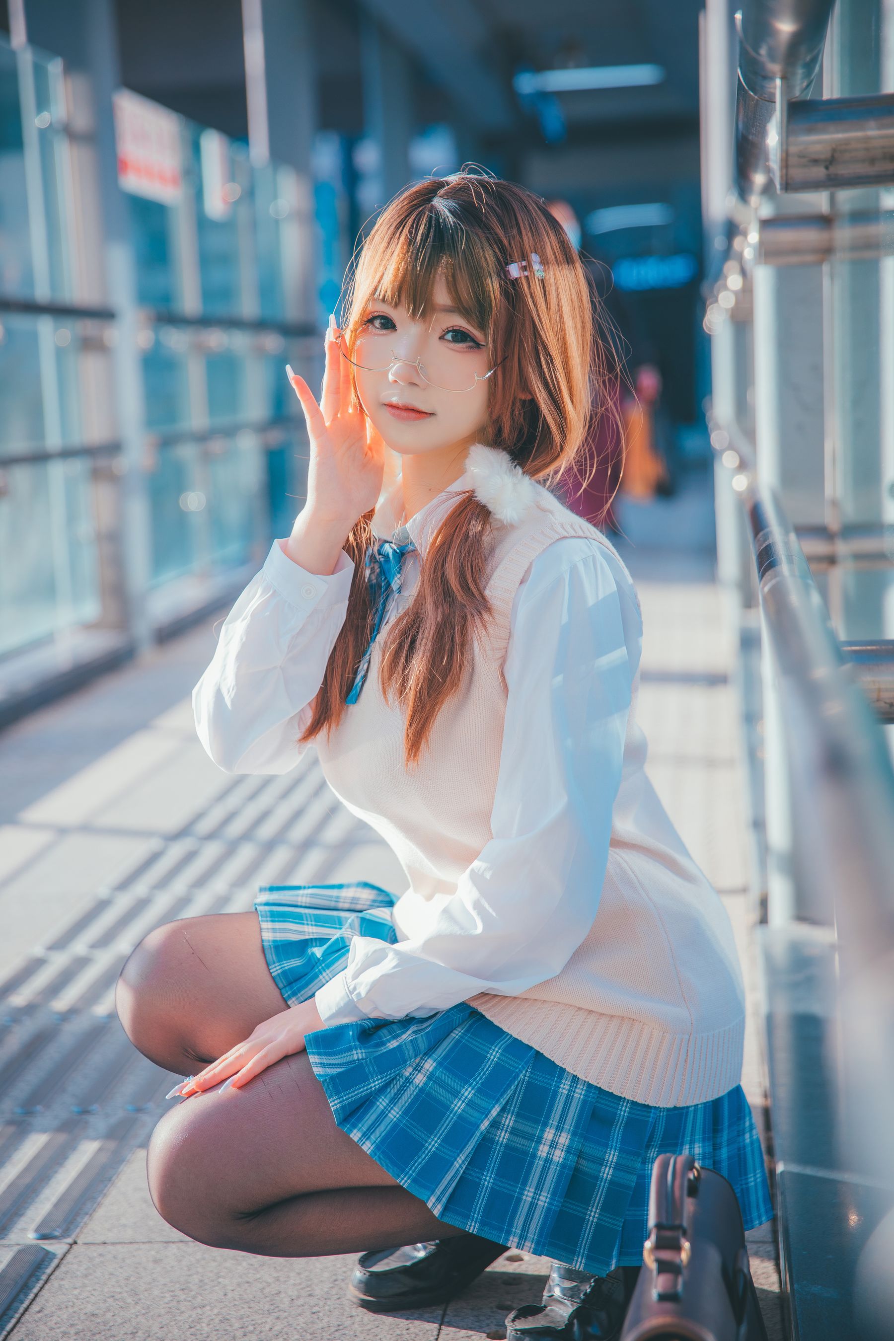 动漫博主雪晴Astra - JK夕阳-图8