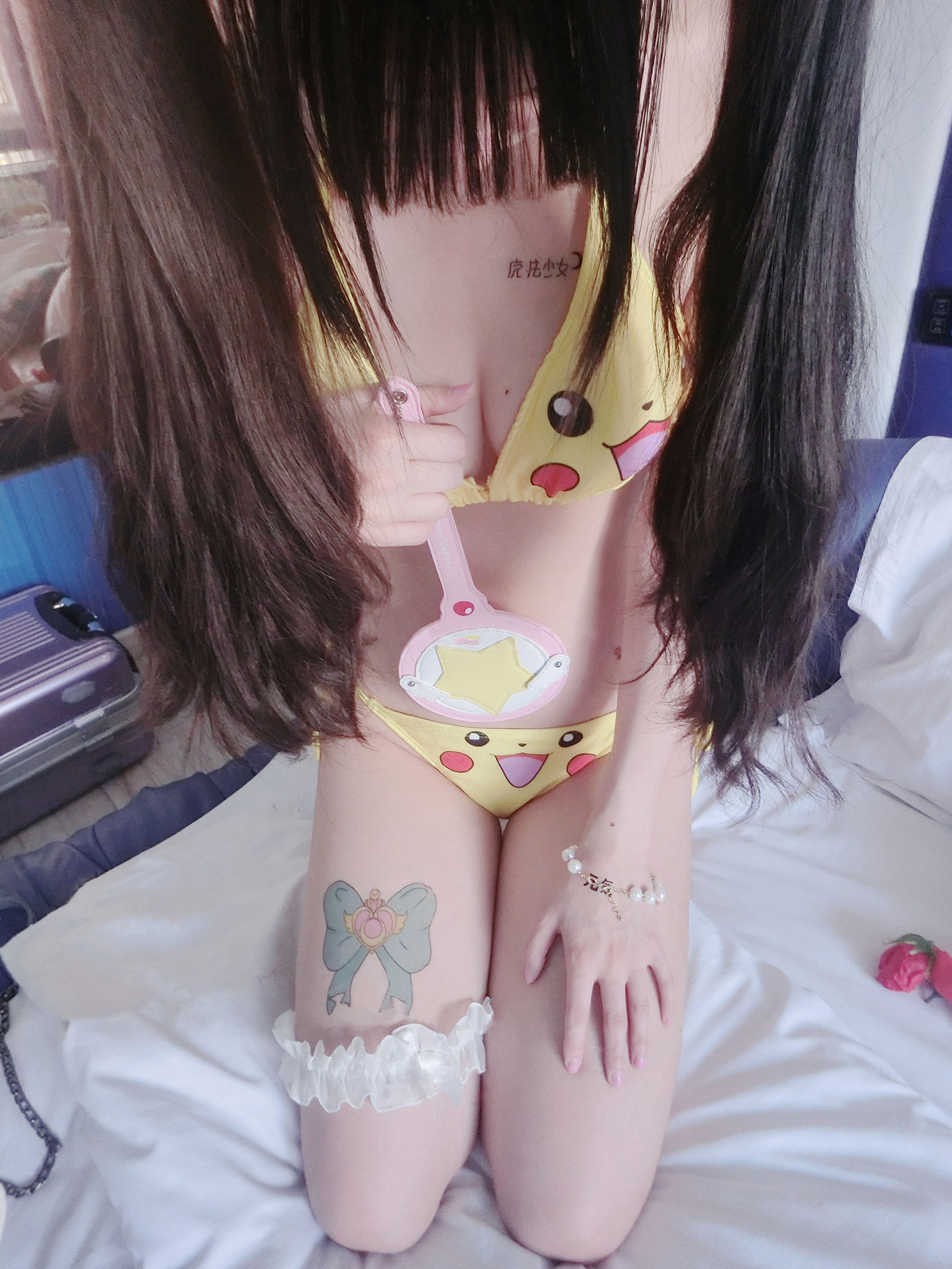 双马尾少女赛高酱作品 - 皮卡丘比基尼-图10