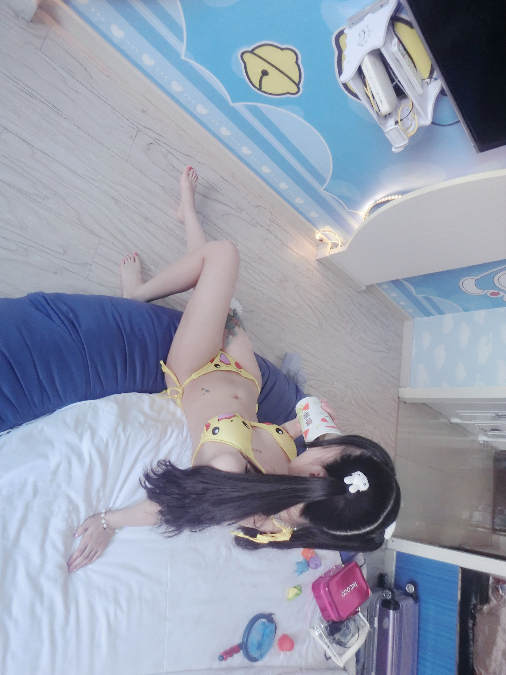 双马尾少女赛高酱作品 - 皮卡丘比基尼-图5