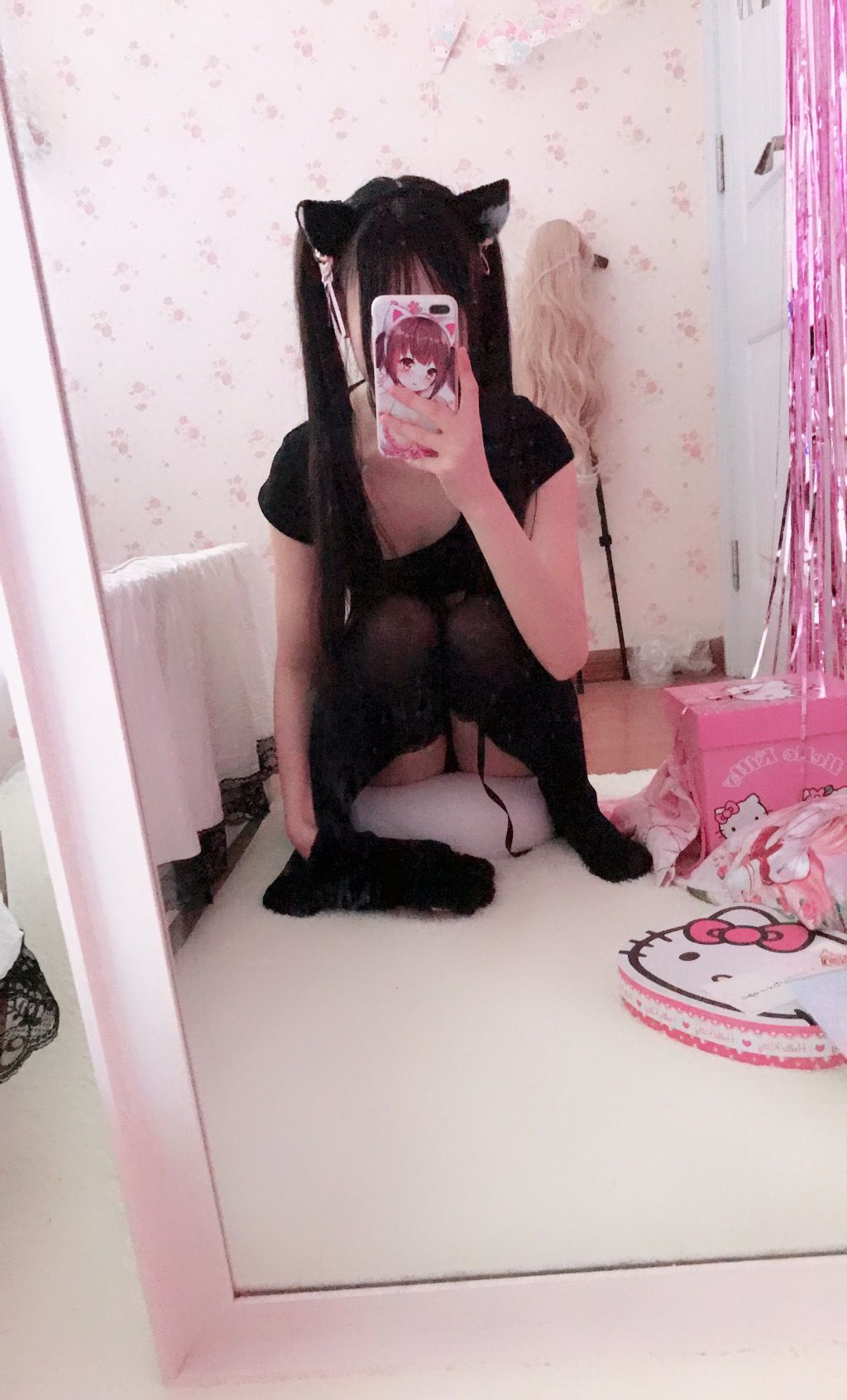 双马尾少女赛高酱作品 - 黑色猫系-图28