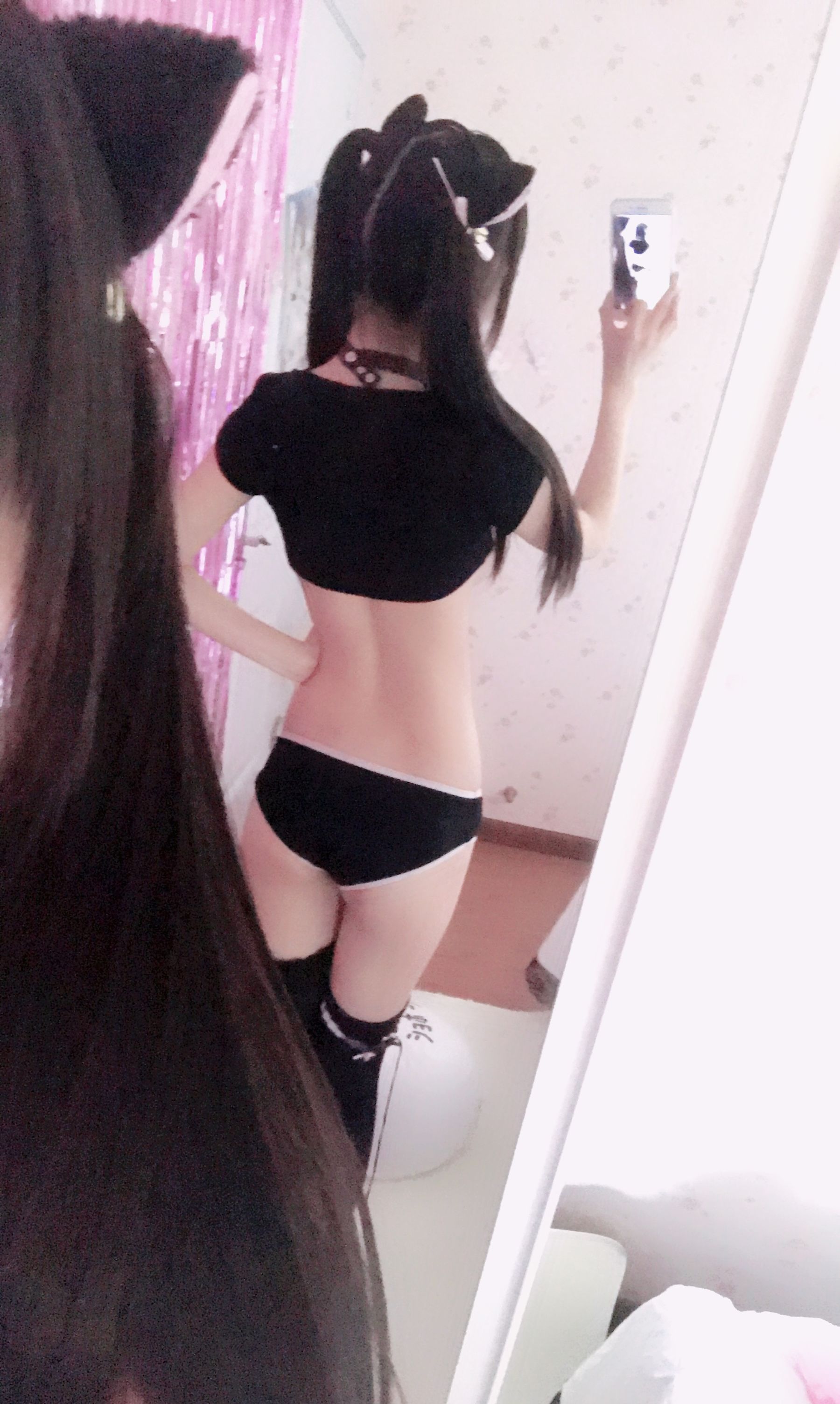 双马尾少女赛高酱作品 - 黑色猫系-图37