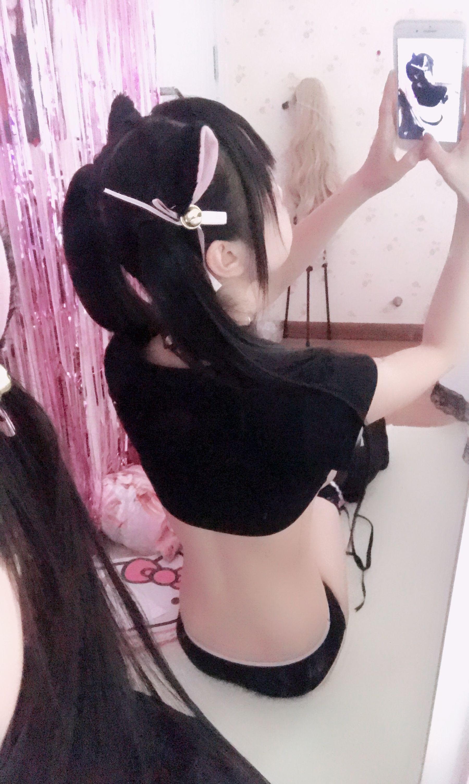 双马尾少女赛高酱作品 - 黑色猫系-图39