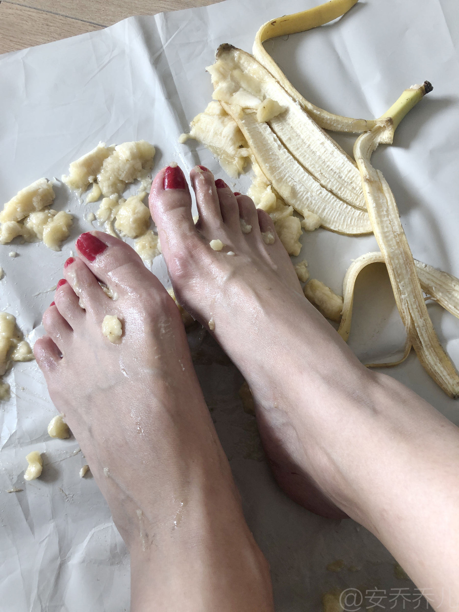 安乔乔儿(Nia乔乔) No.009 踩香蕉-图123