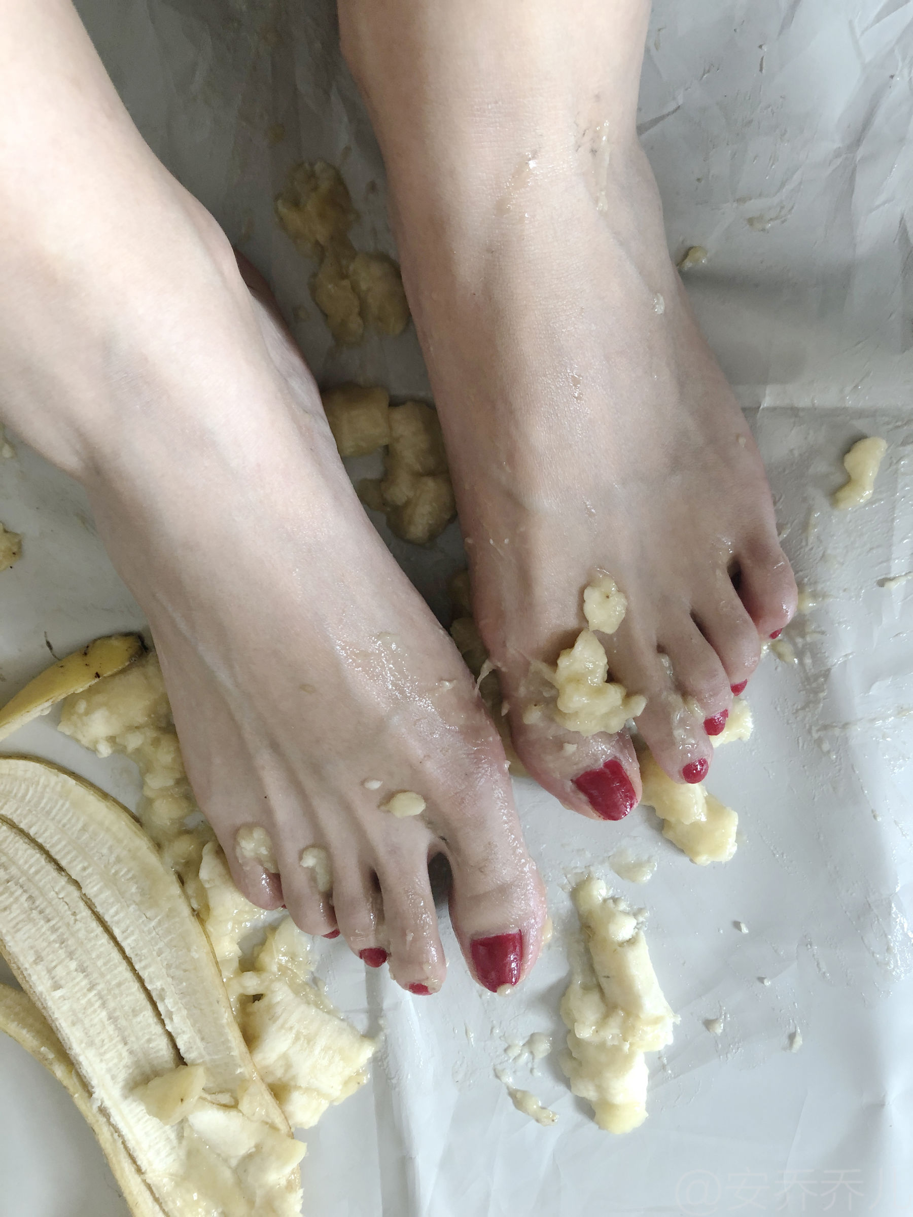 安乔乔儿(Nia乔乔) No.009 踩香蕉-图130