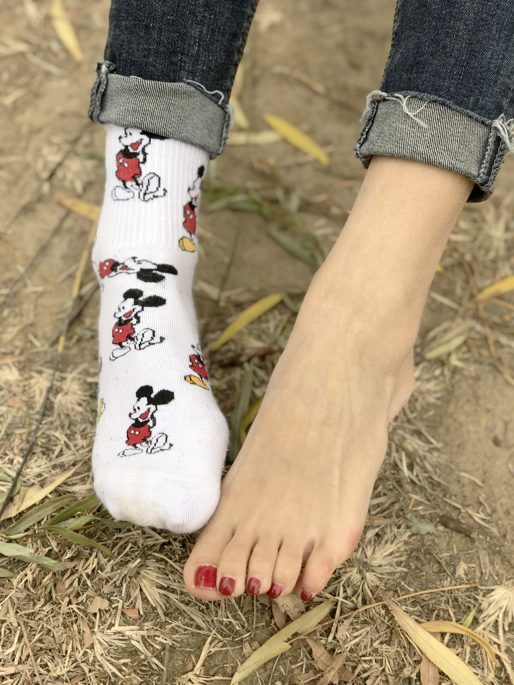 安乔乔儿(Nia乔乔) No.010 红甲裸足-图9