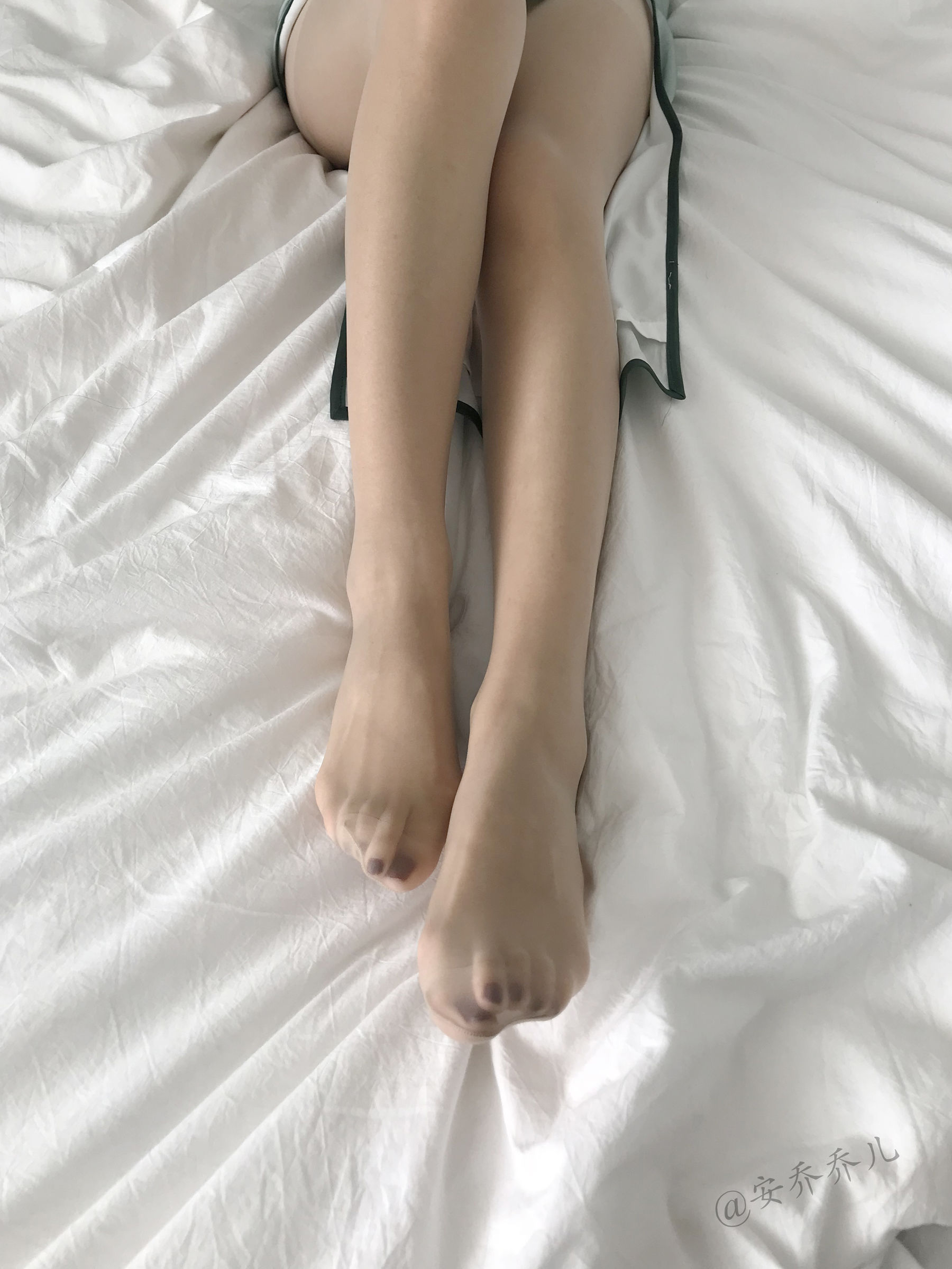 安乔乔儿(Nia乔乔) No.017 安乔乔儿 黑丝旗袍-图32