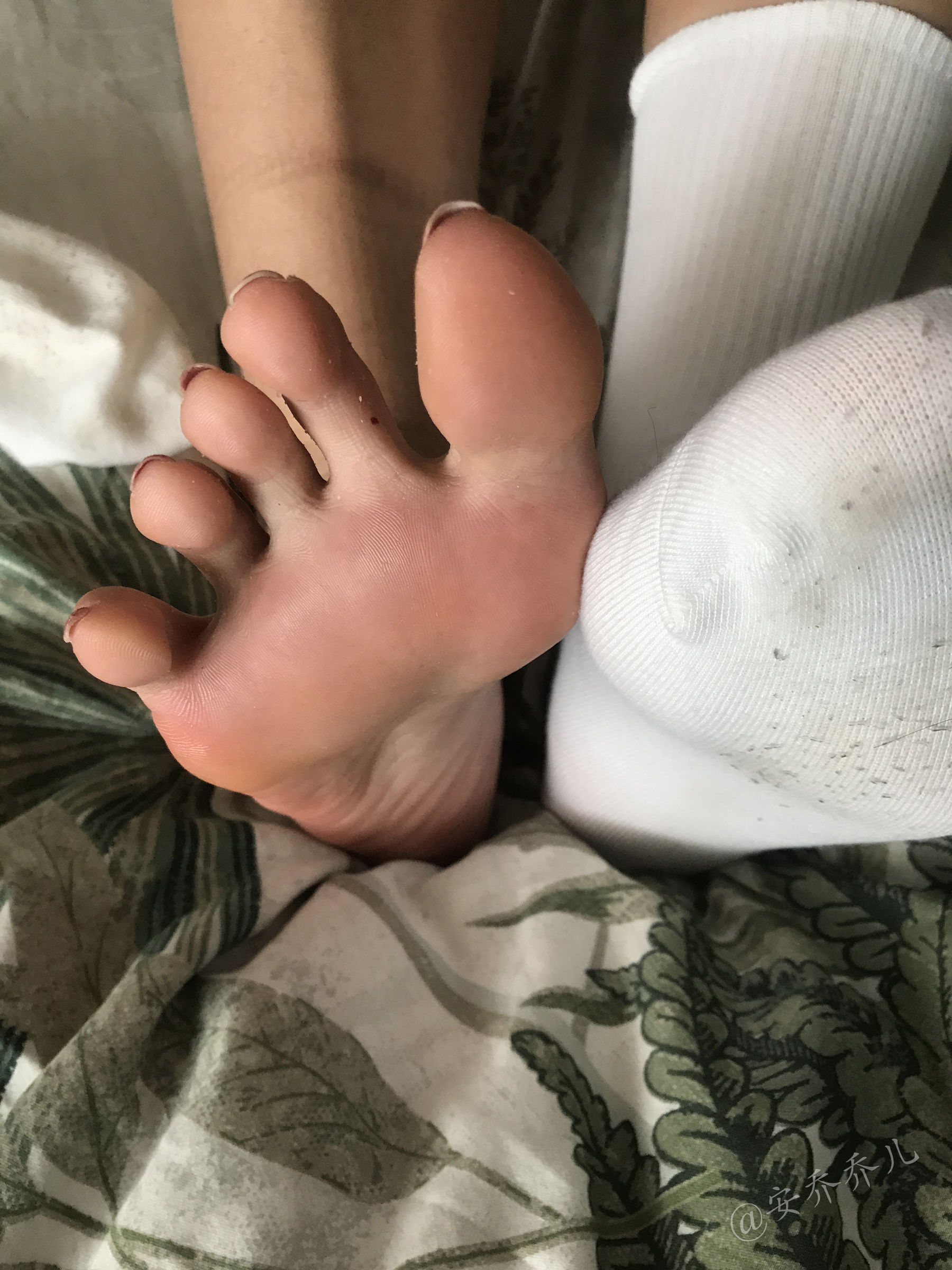 安乔乔儿(Nia乔乔) No.019 健身房白袜-图0