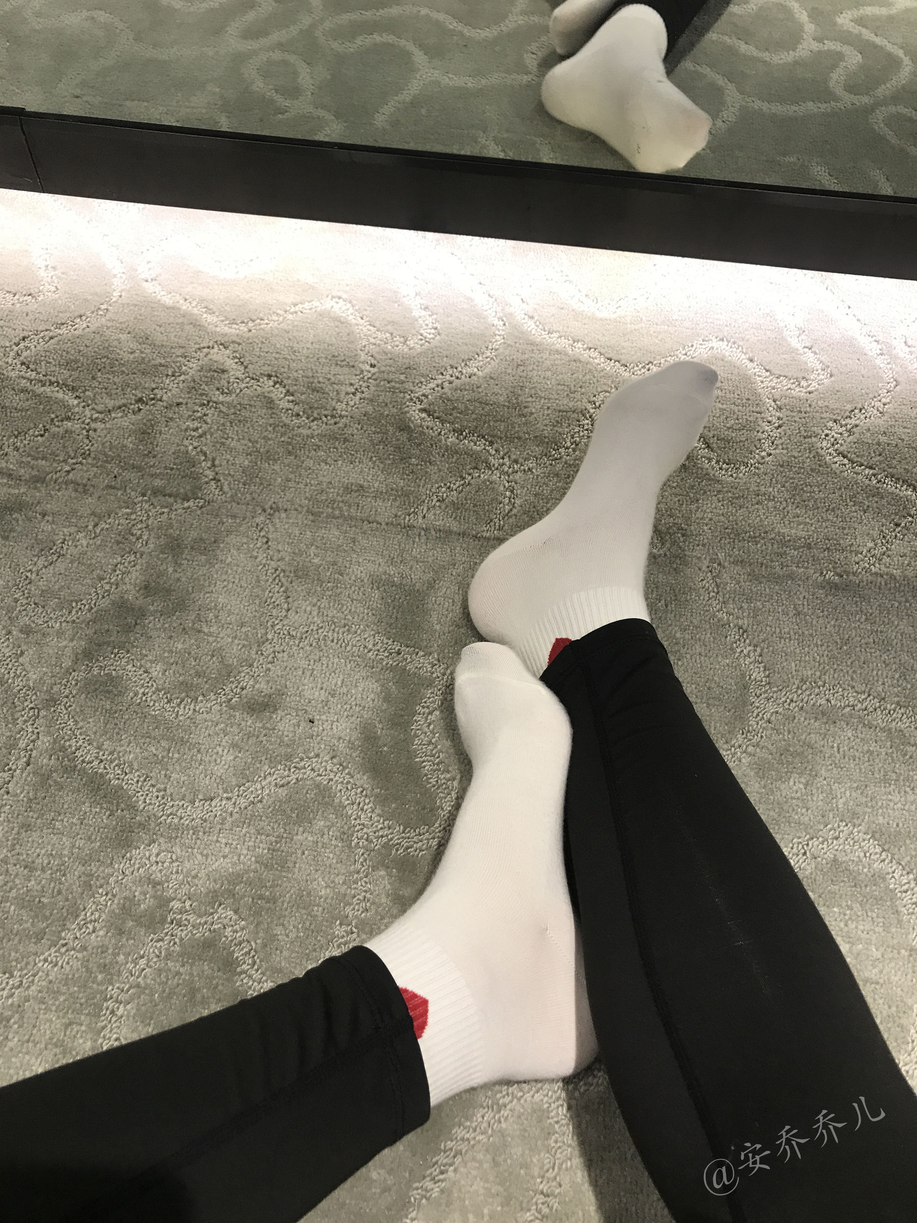 安乔乔儿(Nia乔乔) No.019 健身房白袜-图22