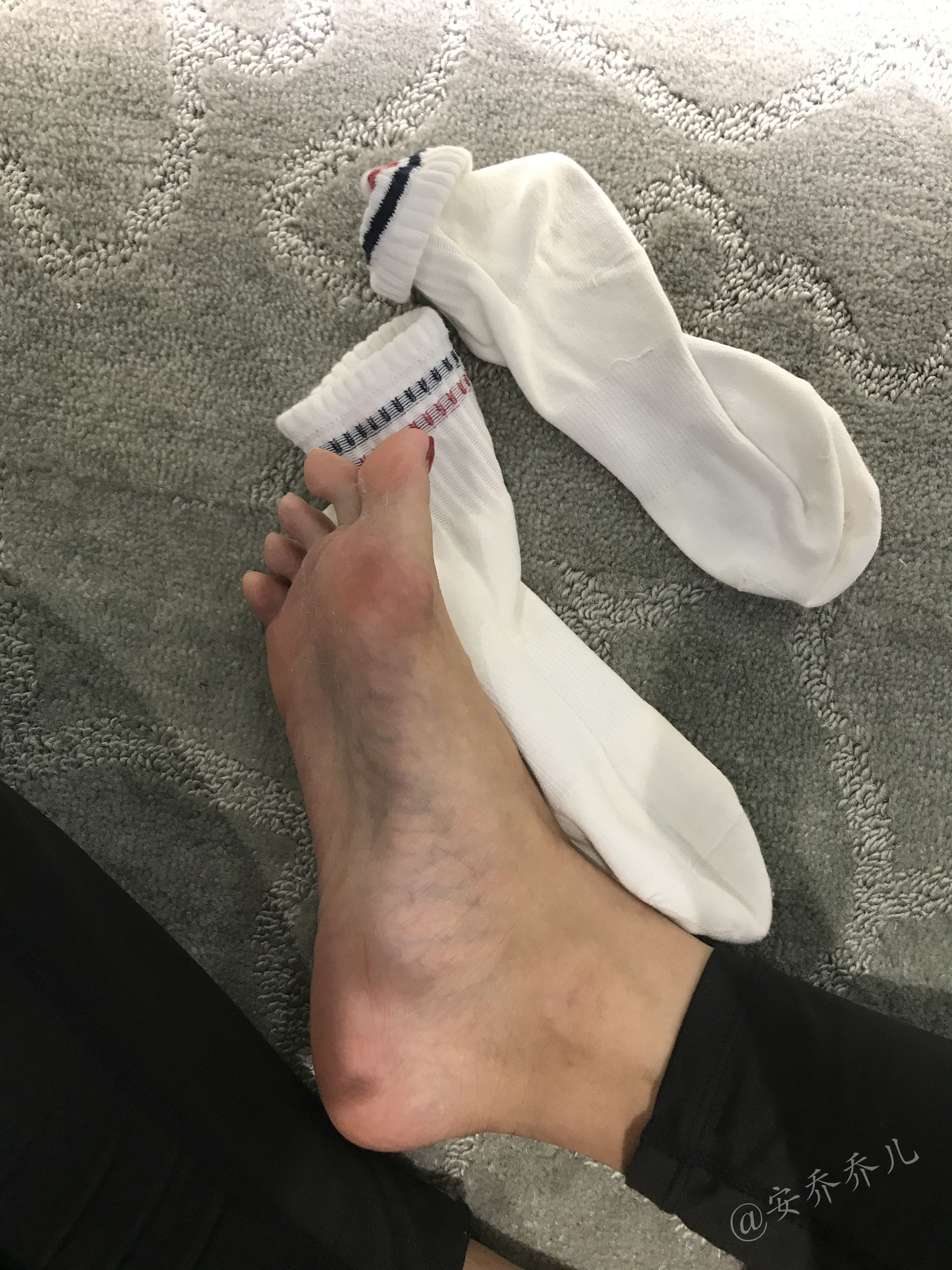 安乔乔儿(Nia乔乔) No.019 健身房白袜-图49