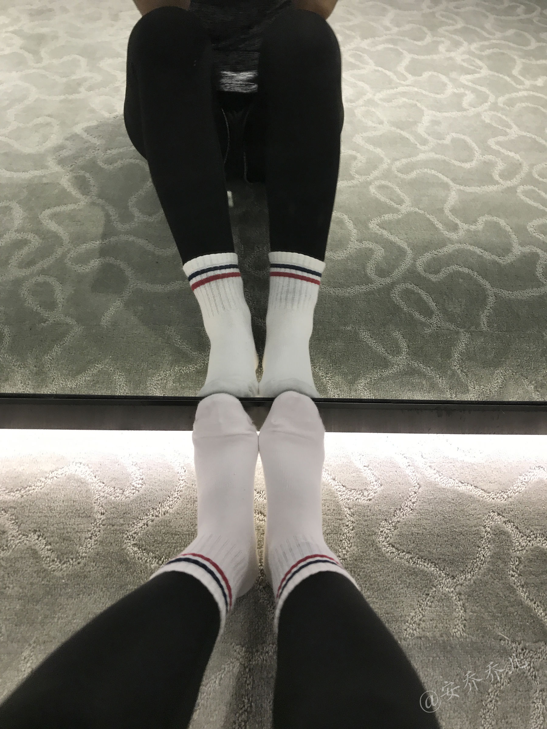 安乔乔儿(Nia乔乔) No.019 健身房白袜-图50