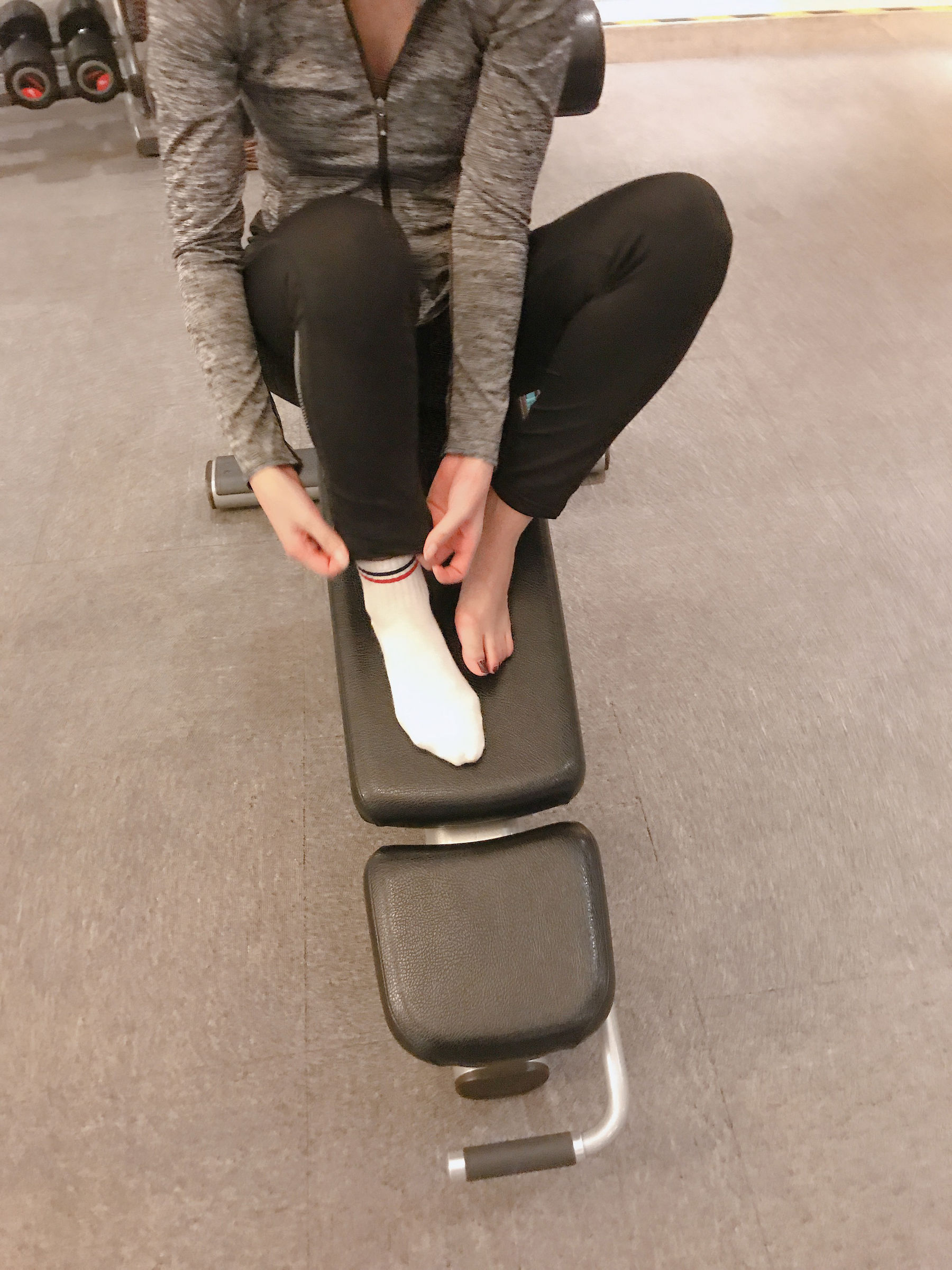 安乔乔儿(Nia乔乔) No.019 健身房白袜-图82