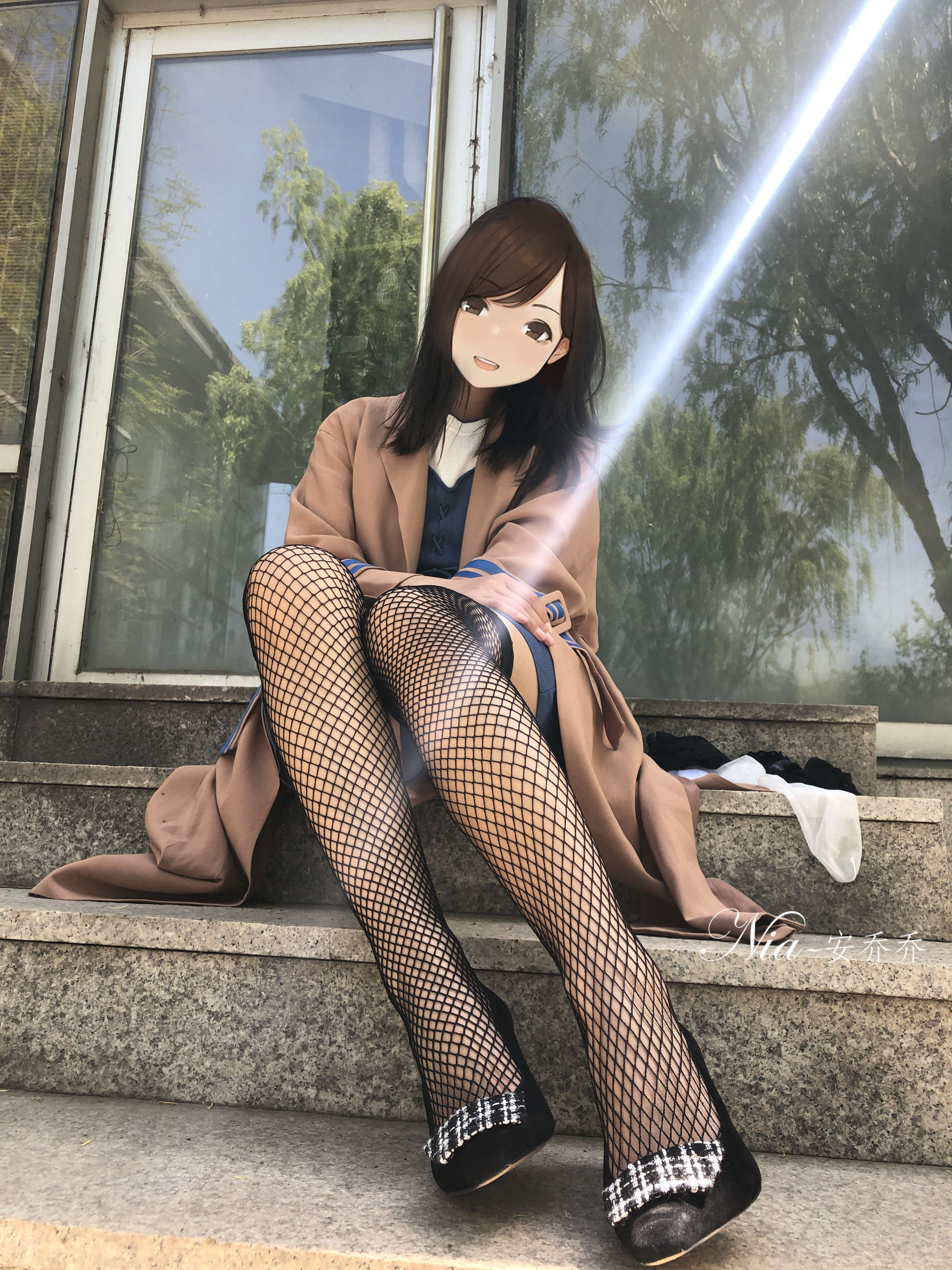 安乔乔儿(Nia乔乔) No.021 不小心被发现了-图104