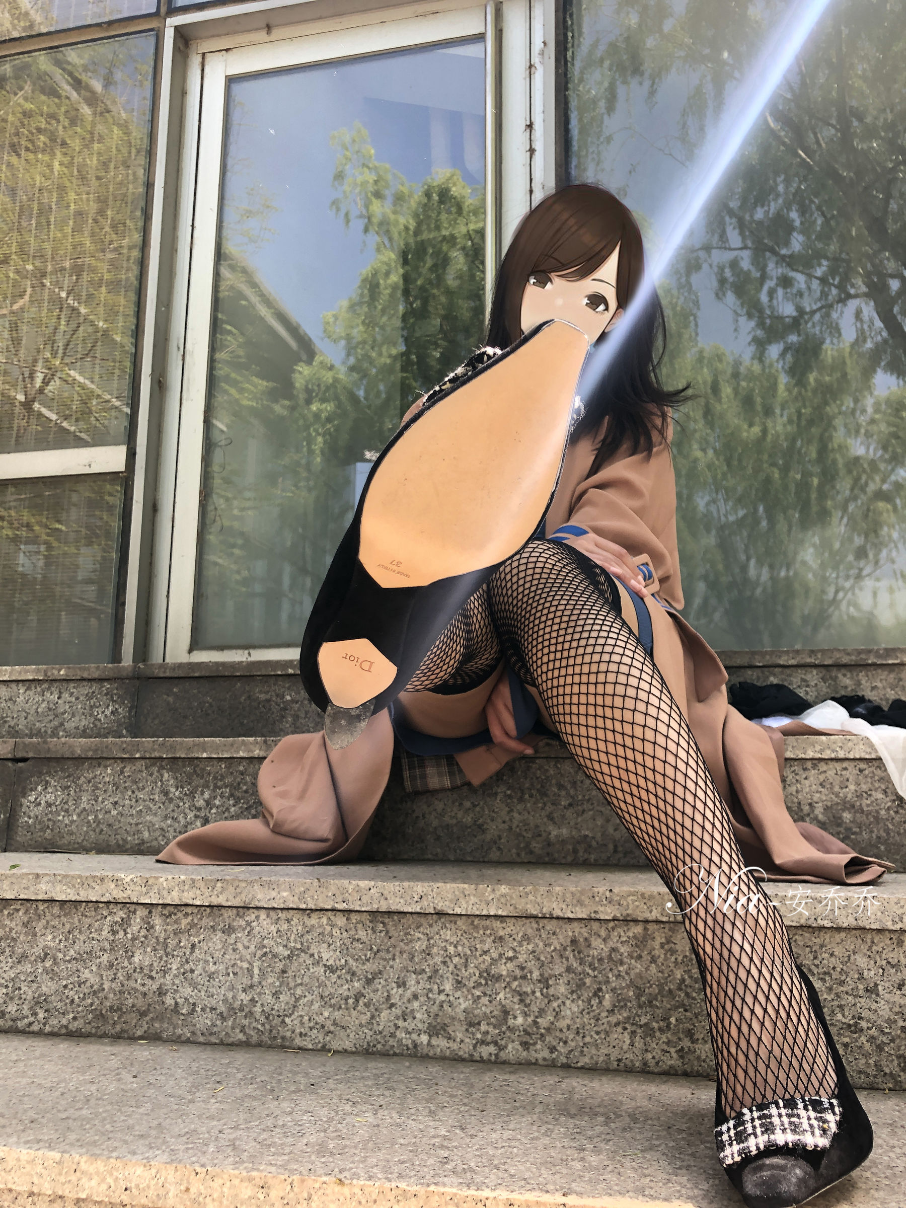 安乔乔儿(Nia乔乔) No.021 不小心被发现了-图106