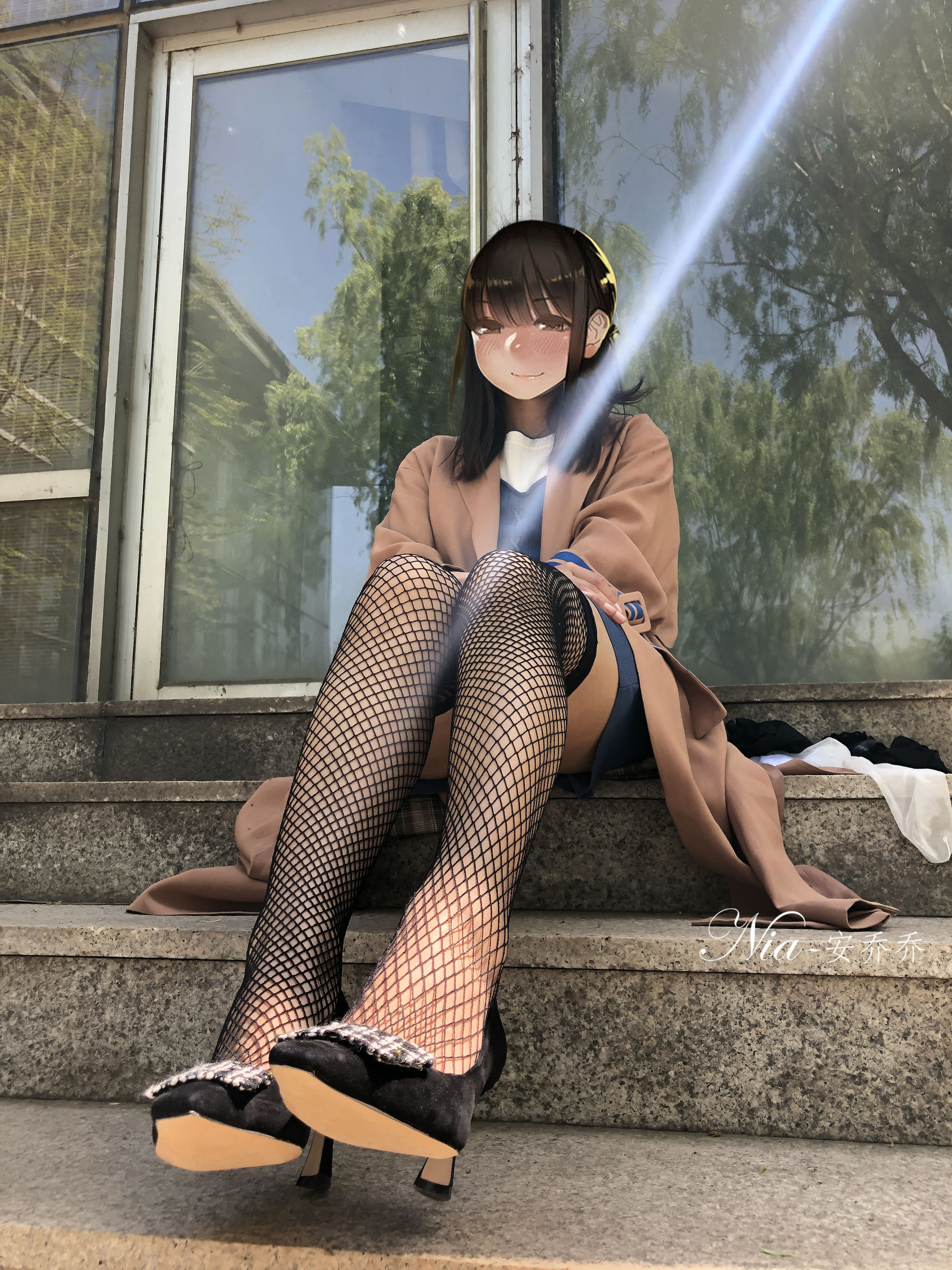 安乔乔儿(Nia乔乔) No.021 不小心被发现了-图107