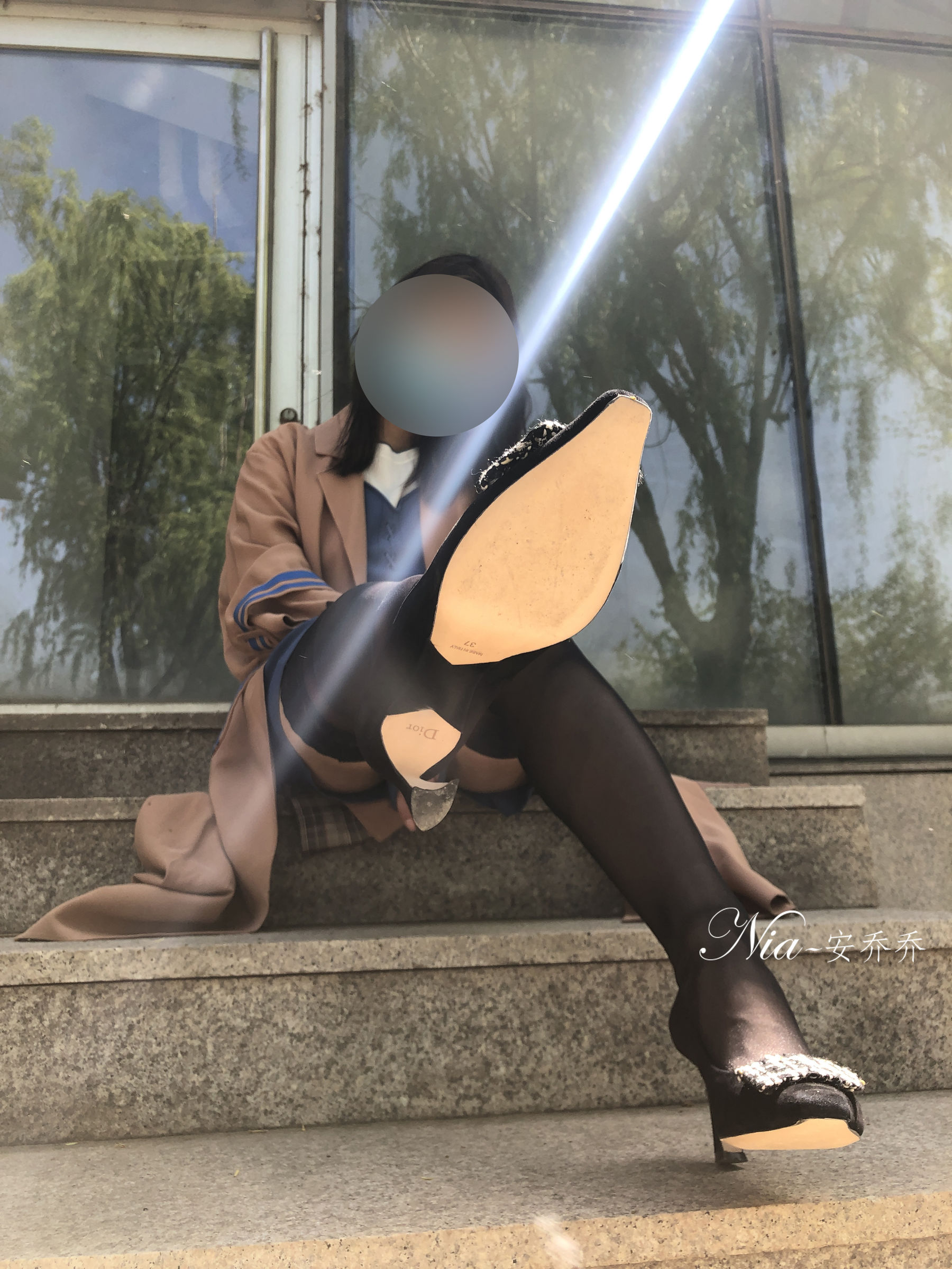 安乔乔儿(Nia乔乔) No.021 不小心被发现了-图90