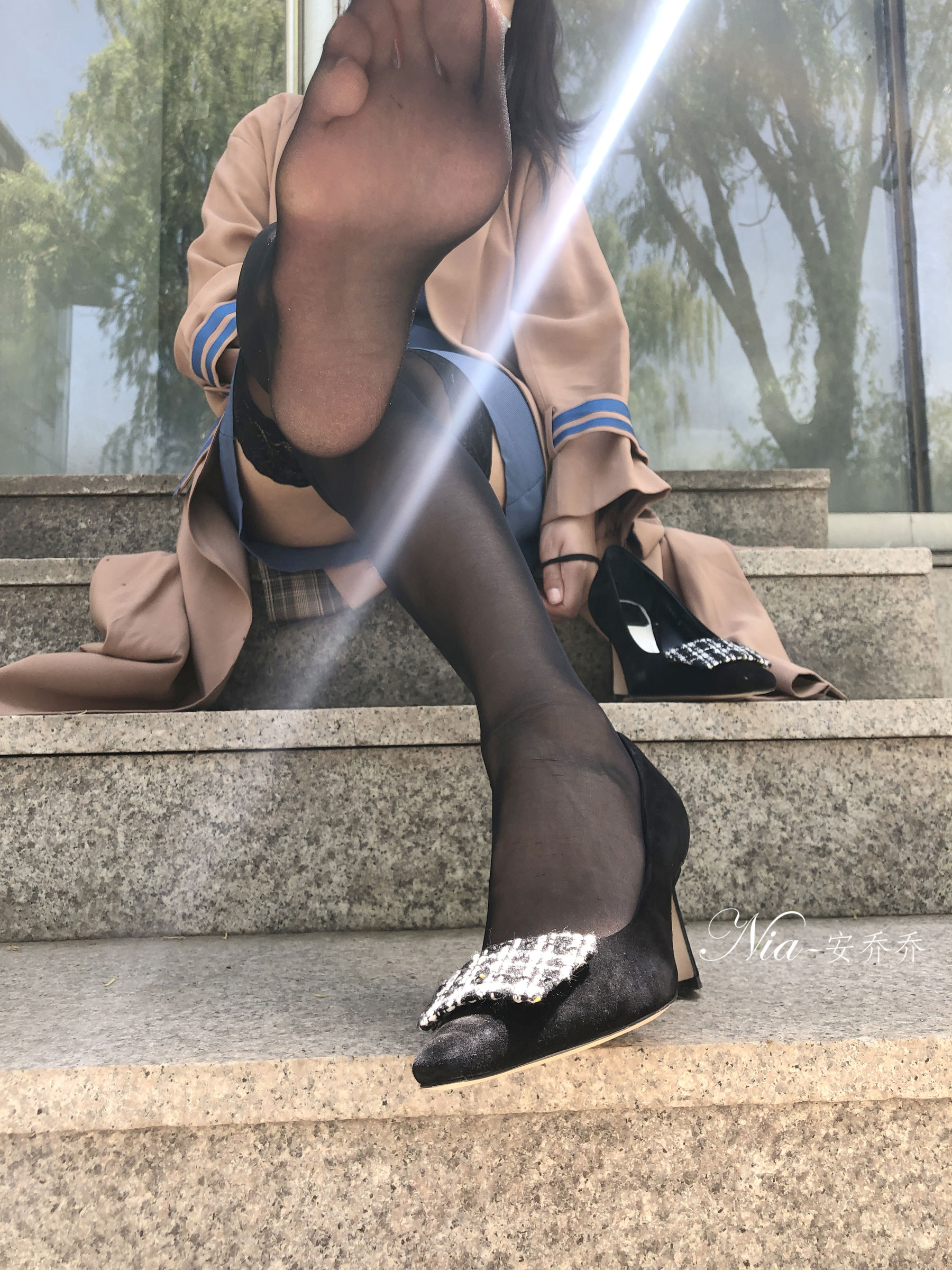 安乔乔儿(Nia乔乔) No.021 不小心被发现了-图92