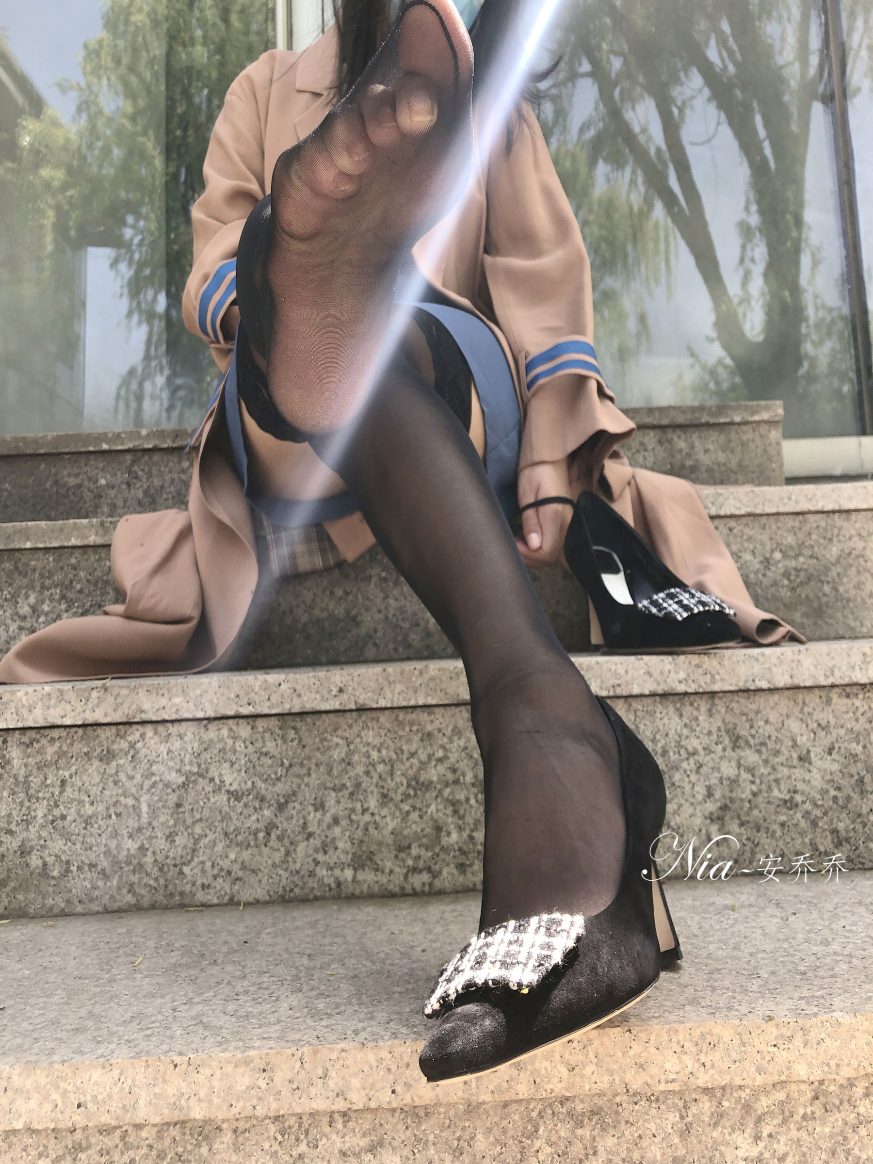 安乔乔儿(Nia乔乔) No.021 不小心被发现了-图93