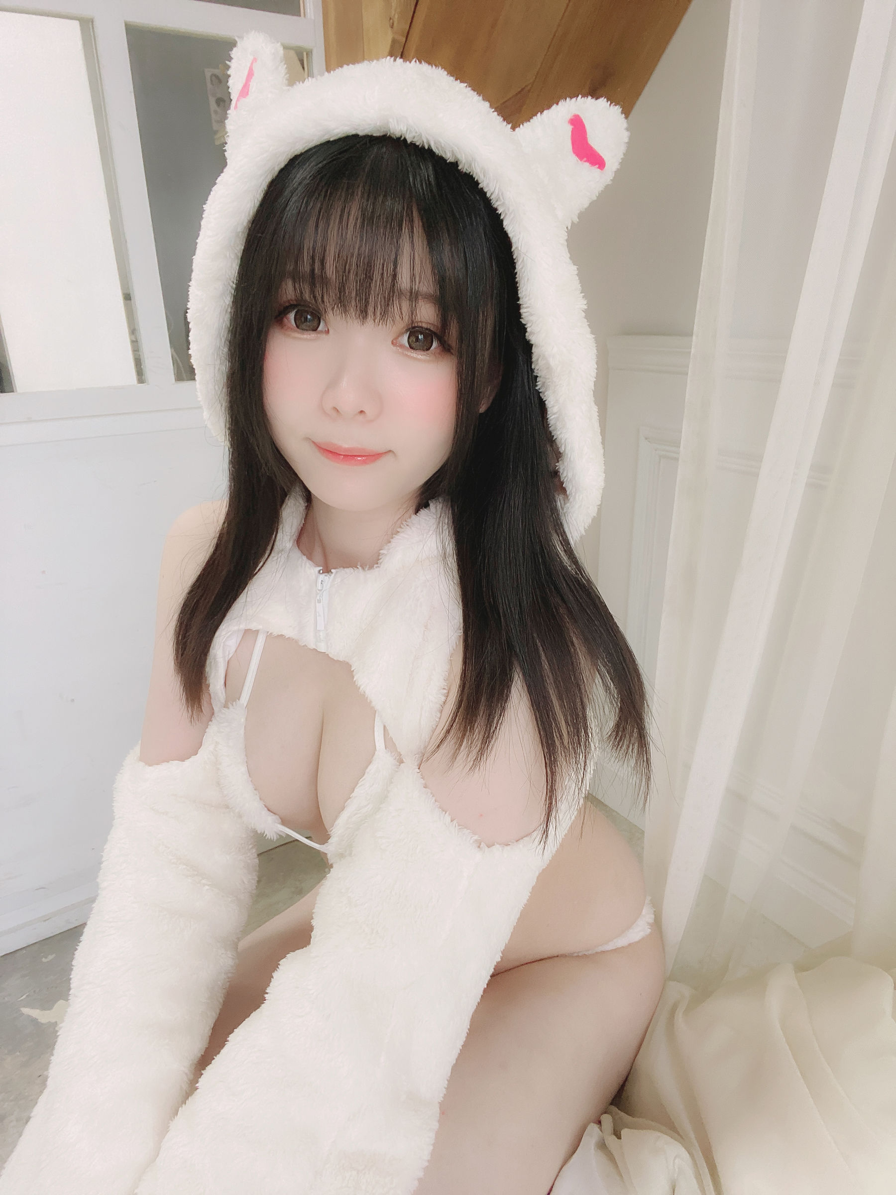 微博妹纸霜月shimo - もこもこうさぎ-图4