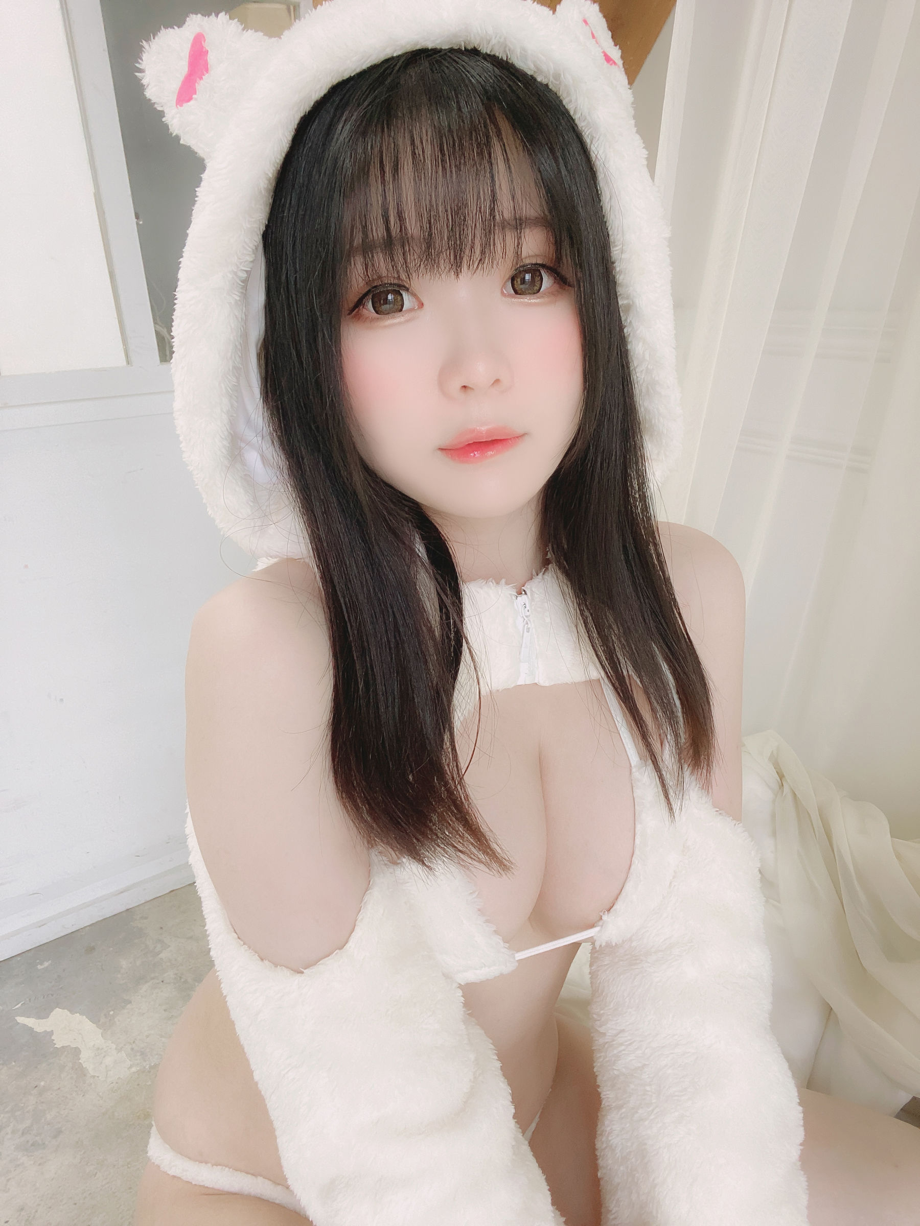 微博妹纸霜月shimo - もこもこうさぎ-图7