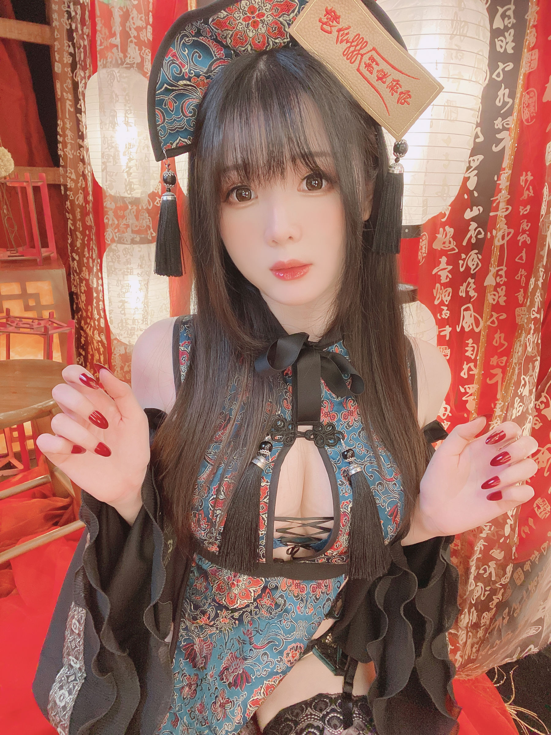 微博妹纸霜月shimo - キョンシーちゃん自撮り-图3